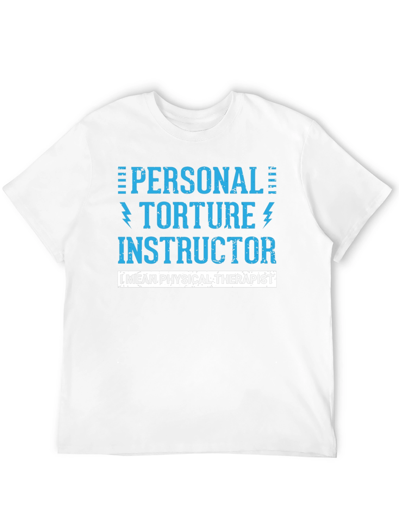 Black Personal Torture Instructor - Physical Therapist T-Shirt view 12