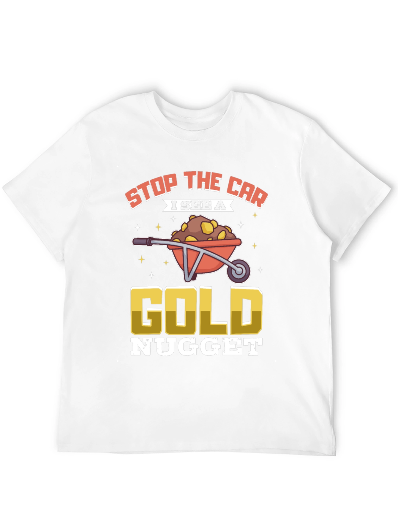 Black Gold Nugget T-Shirt: Stop The Car! view 12