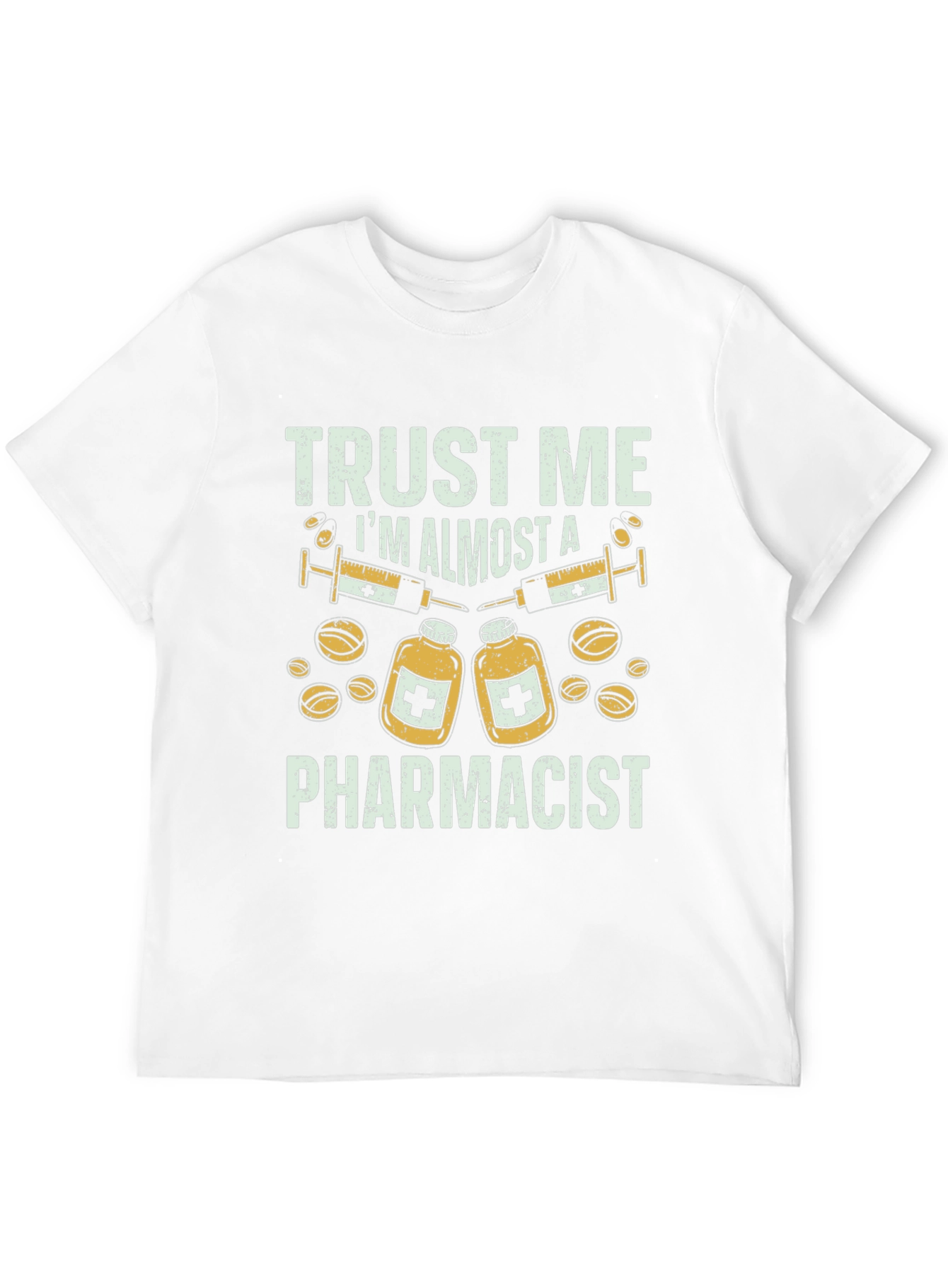 Black Trust Me I'm Almost A Pharmacist T-Shirt view 12