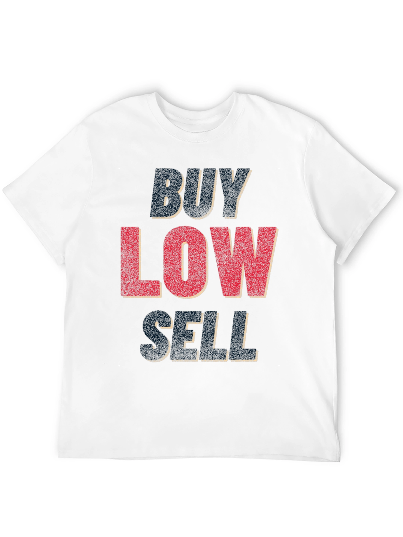 Black Buy Low Sell High Graphic T-Shirt view 12