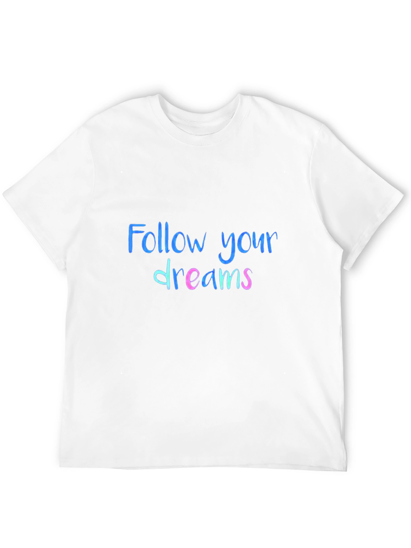 Black Follow Your Dreams Graphic Tee - Soft Cotton Blend view 12