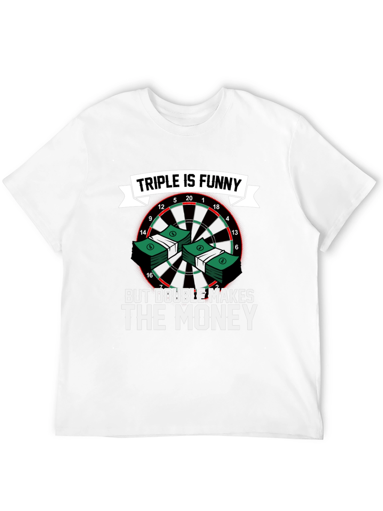 Black Triple is Funny T-Shirt view 12