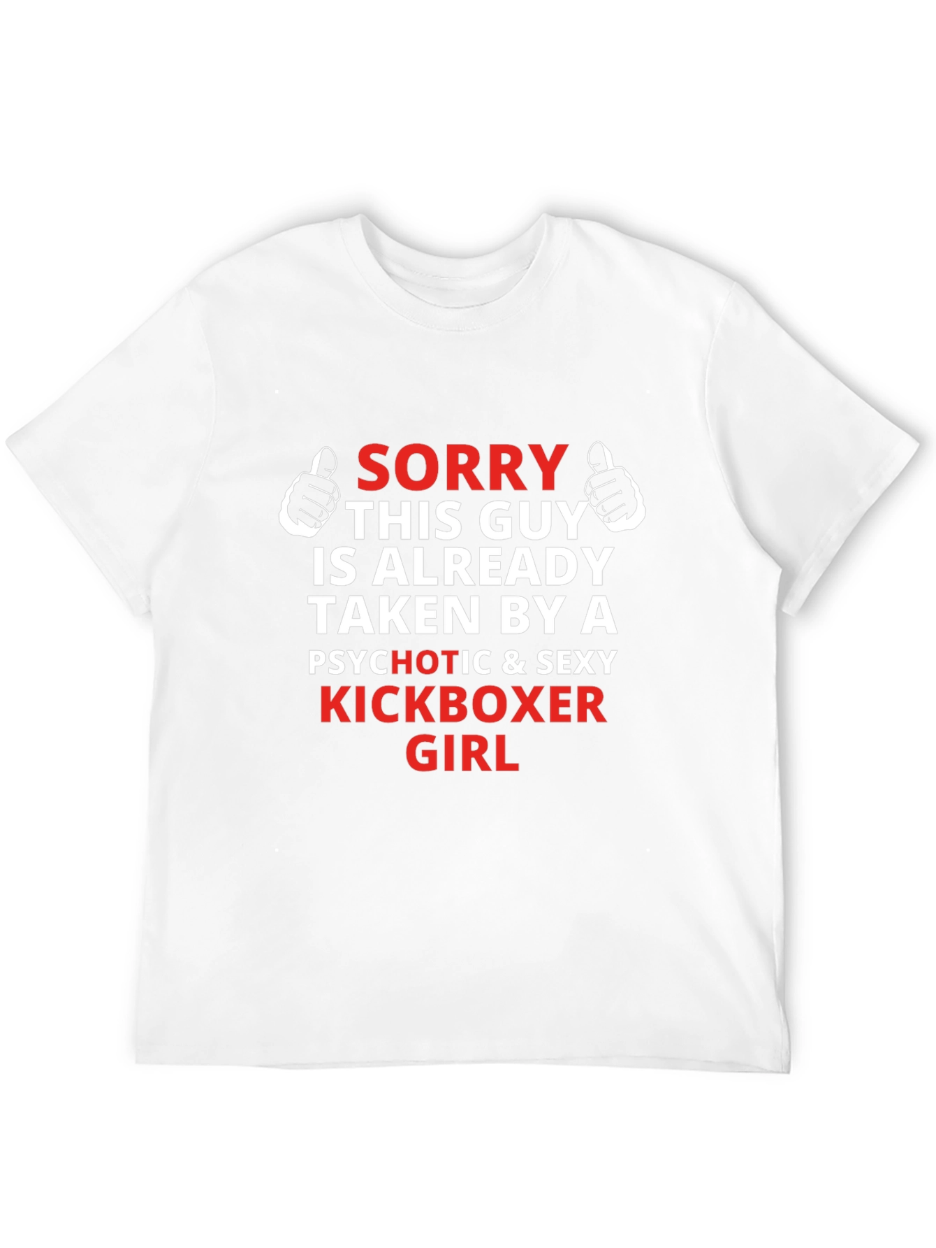 Black Funny Kickboxer Girlfriend Graphic T-Shirt view 12