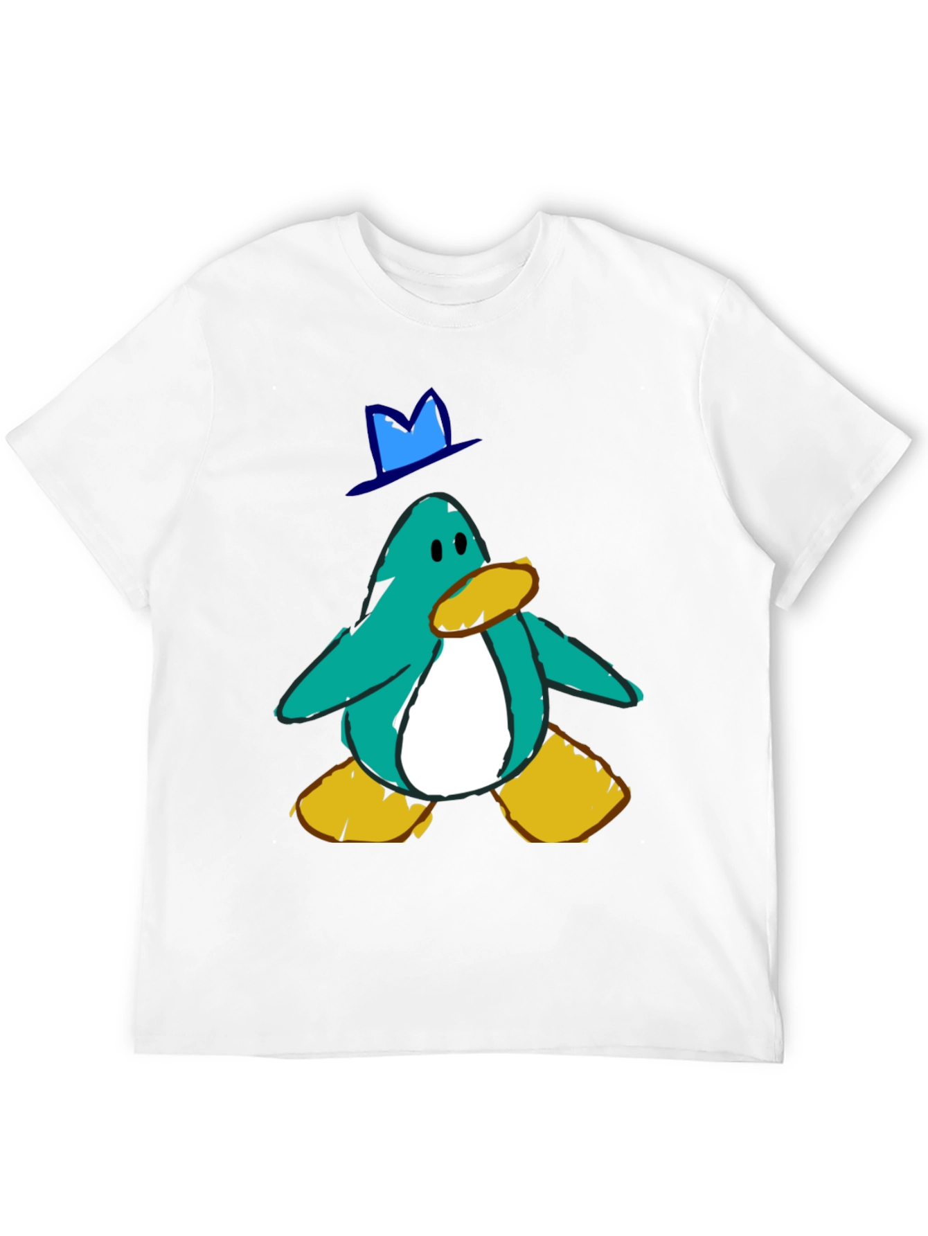 Black Penguin T-Shirt - Cartoon Perry the Platypus view 12