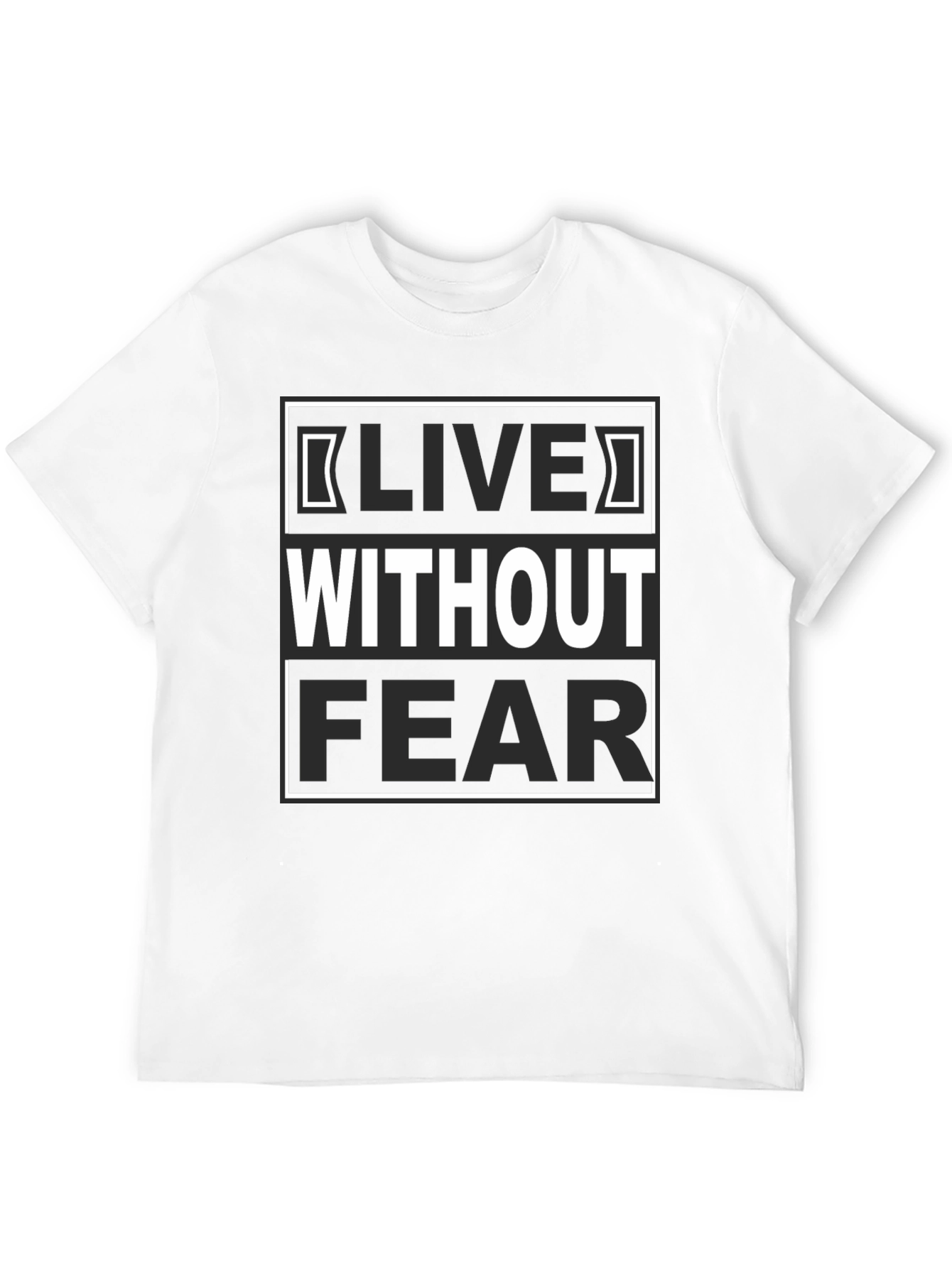 Black Live Without Fear Graphic Tee view 12
