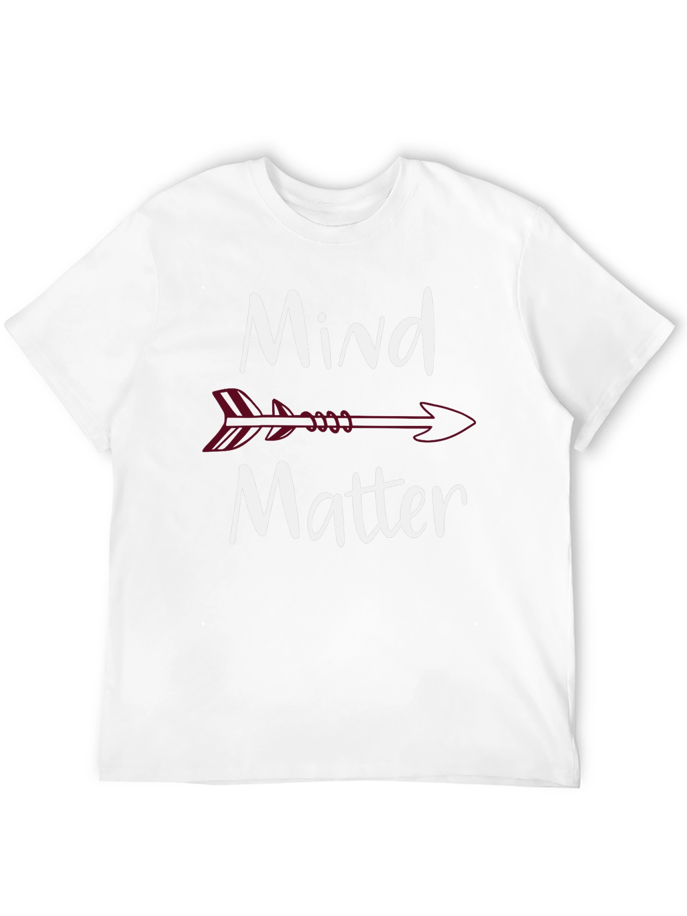 Black Mind Over Matter Graphic T-Shirt - Unisex Tee view 12