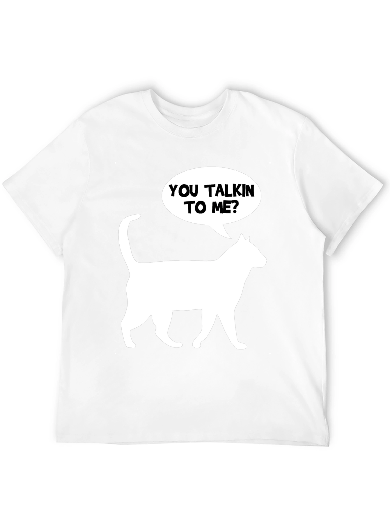 Black You Talkin' to Me? Cat T-Shirt view 12
