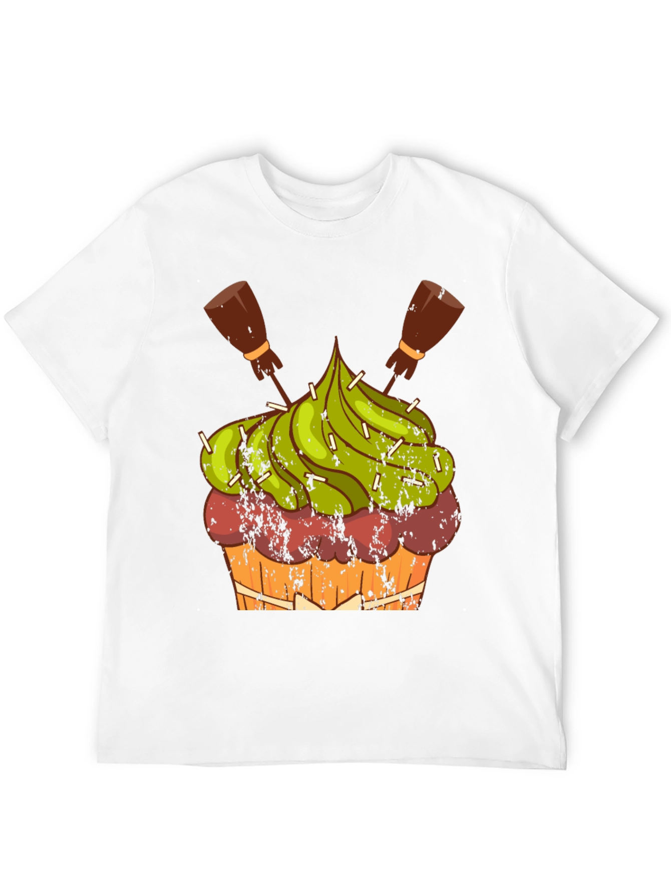 Black Cupcake Graphic Tee - Black view 12
