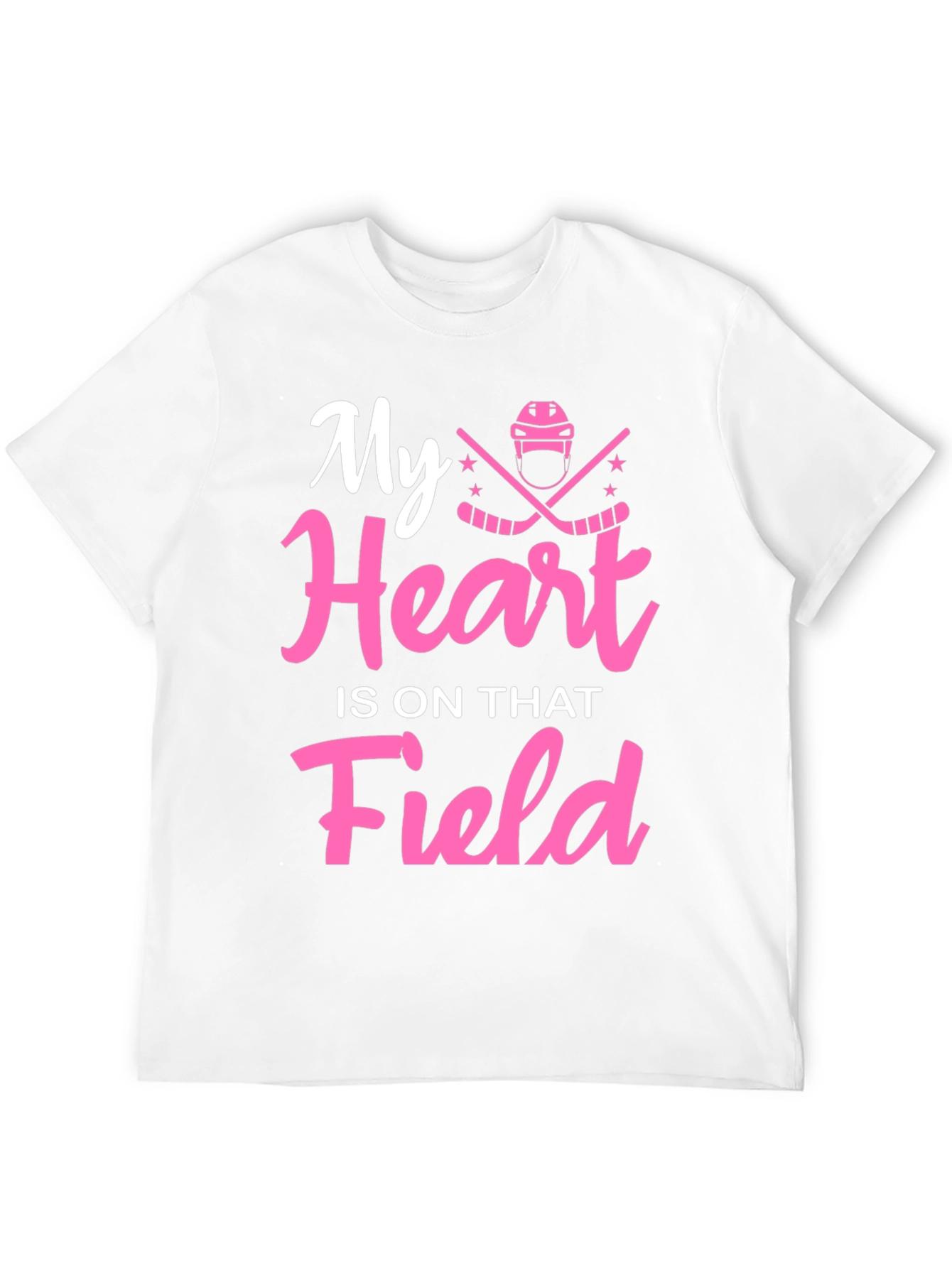 Black My Heart Is On That Field Hockey T-Shirt view 12