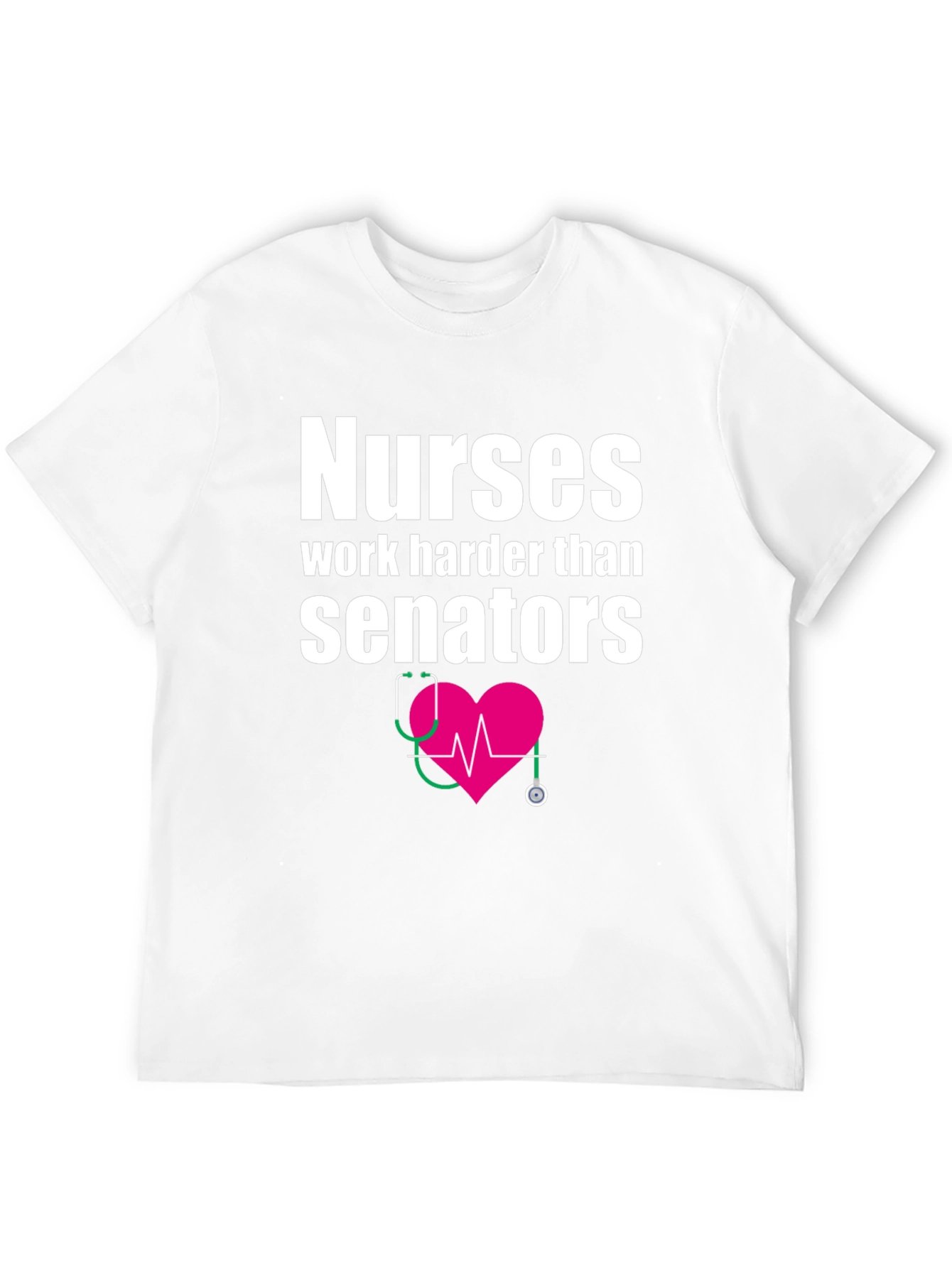 Black Nurses Work Harder Tee - Medical Hero T-Shirt view 12