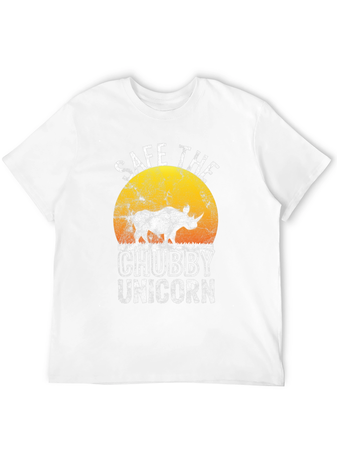 Black Save The Chubby Unicorn T-Shirt - Black Cotton Tee view 12