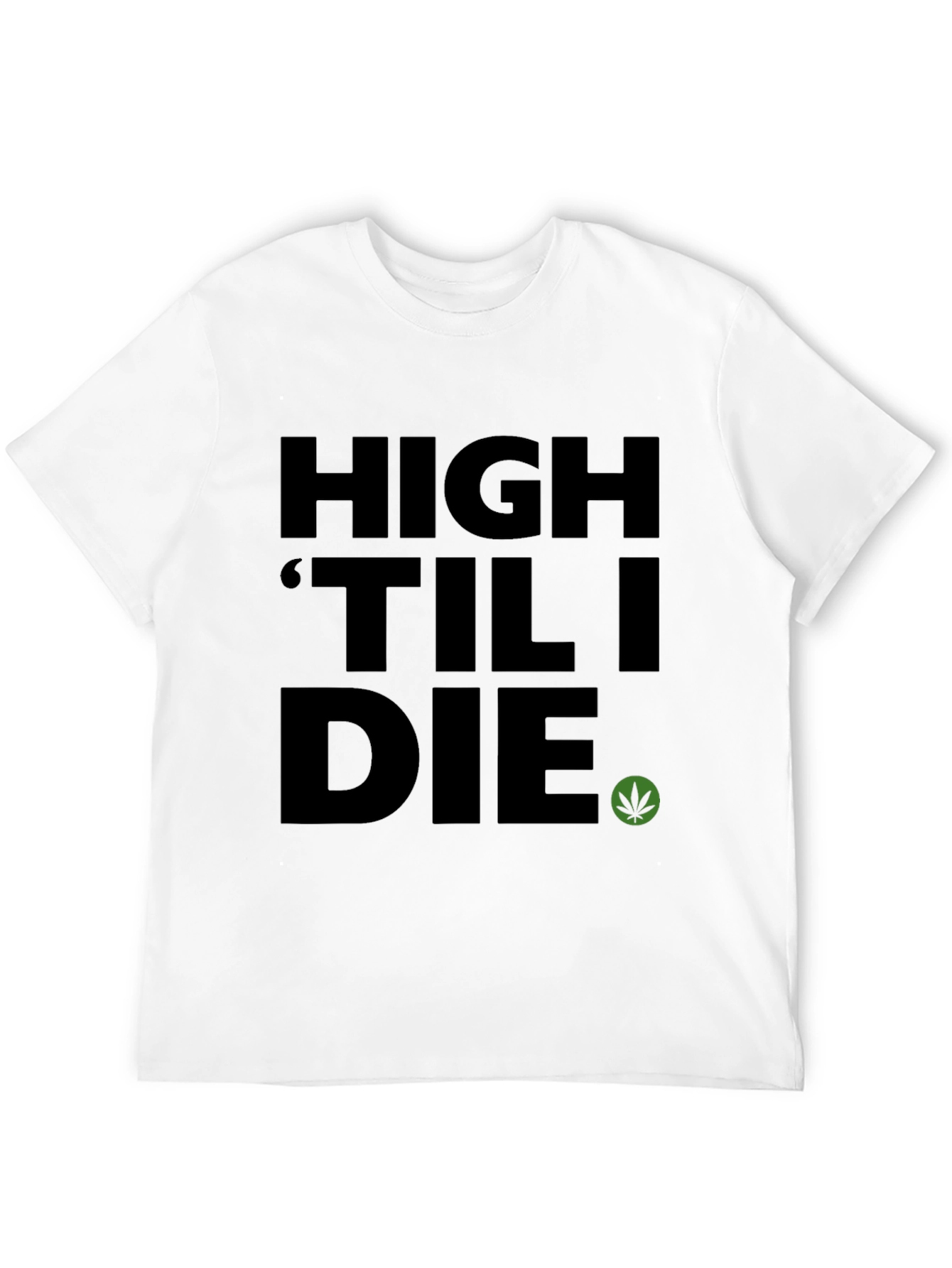Black High 'Til I Die Graphic Tee - Black view 12