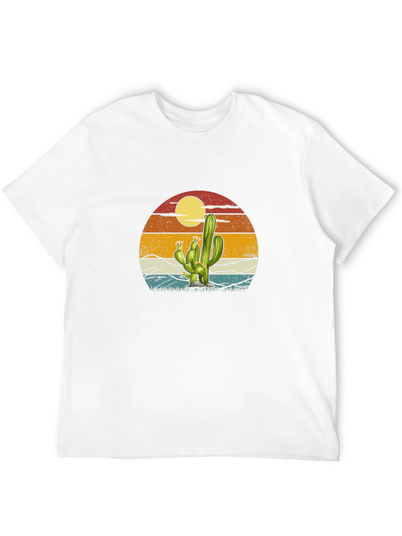 Black Cactus Sunset Graphic Tee - Desert Vibes view 12