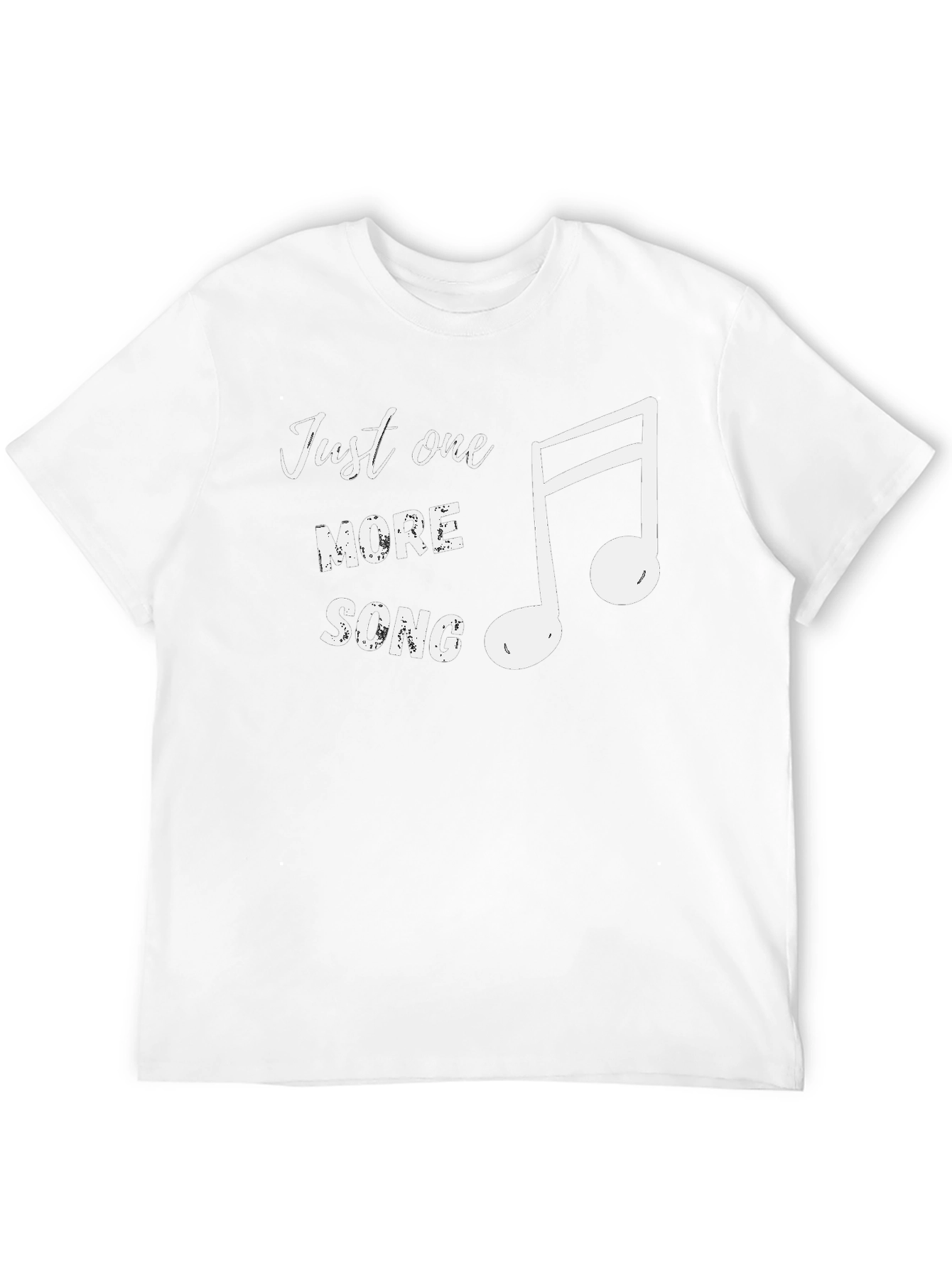 Black Just One More Song Black T-Shirt Music Lover view 12