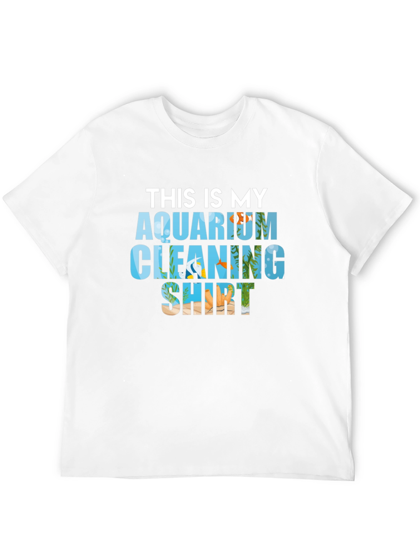Black Aquarium Cleaning Shirt - Funny Fish Keeper Tee view 12