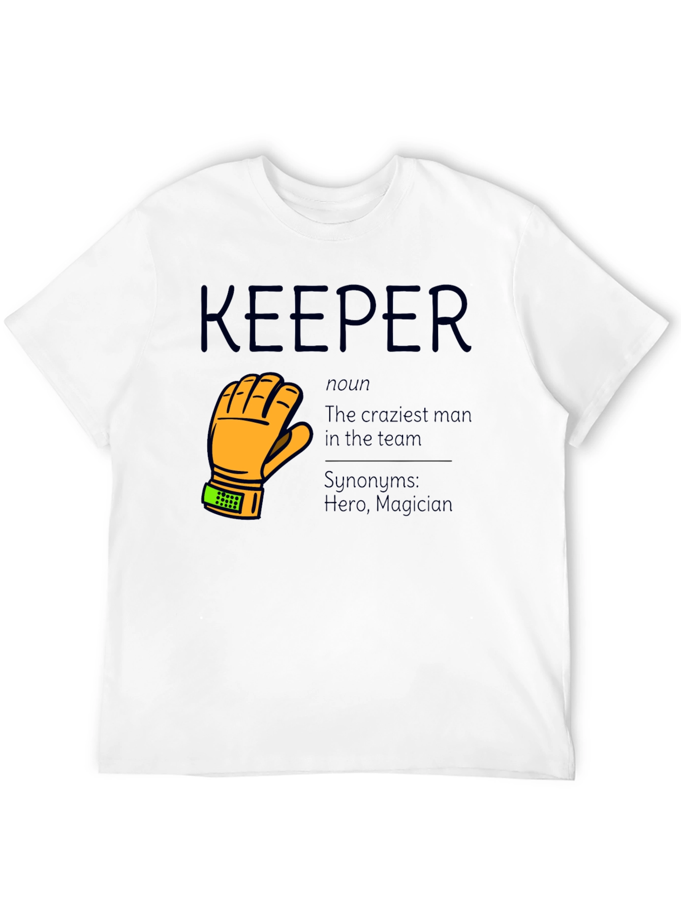 Black Keeper T-Shirt - Goalie Gift view 12
