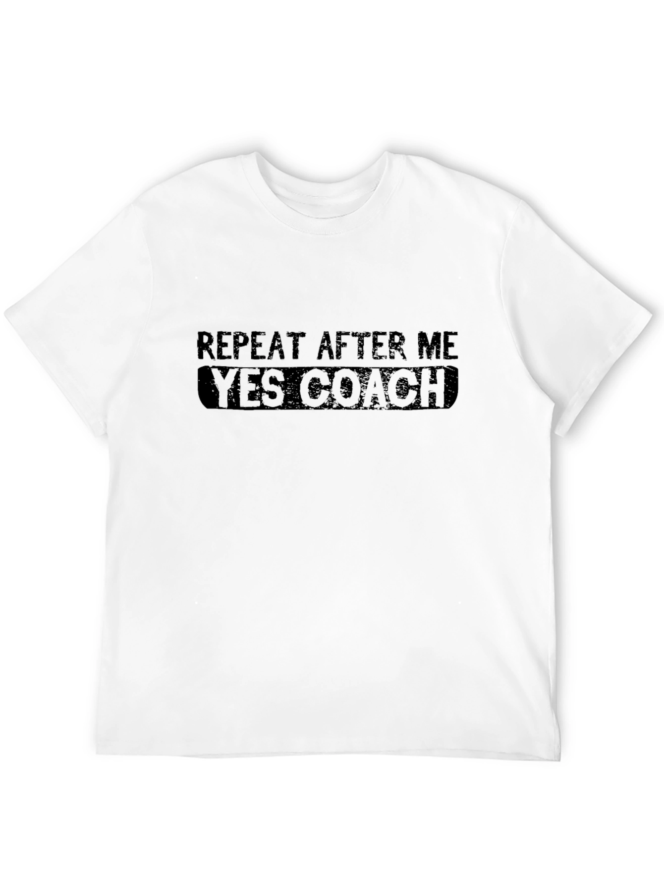 Black Yes Coach T-Shirt - Funny Motivational Tee view 12