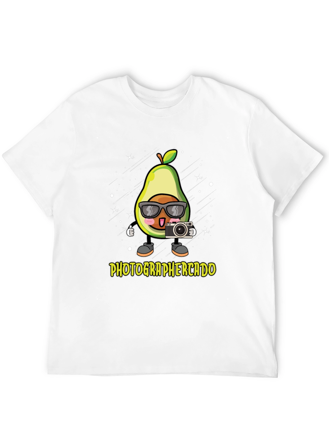 Black Photographer Avocado Graphic Tee view 12