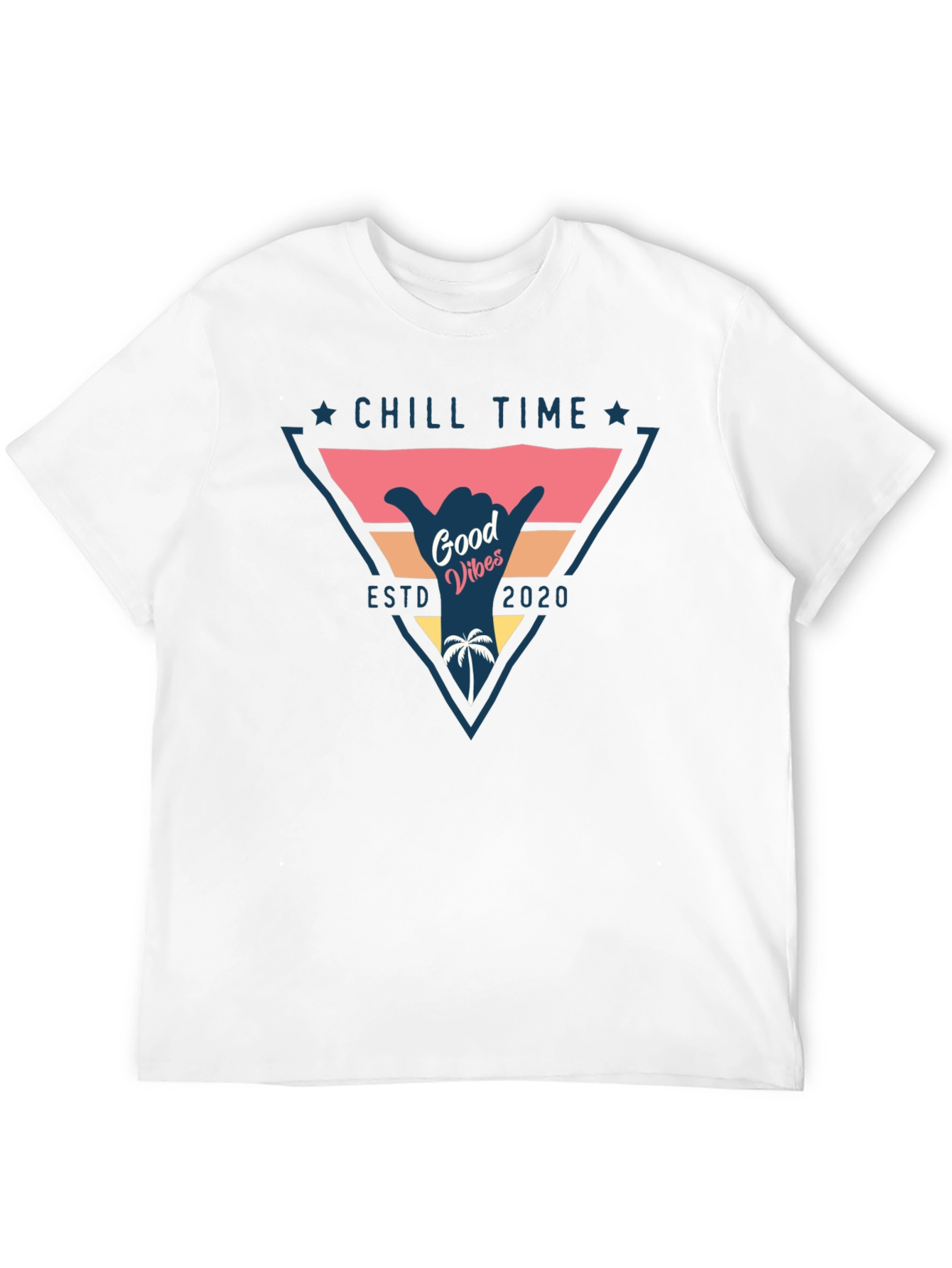 Black Chill Time Good Vibes T-Shirt view 12