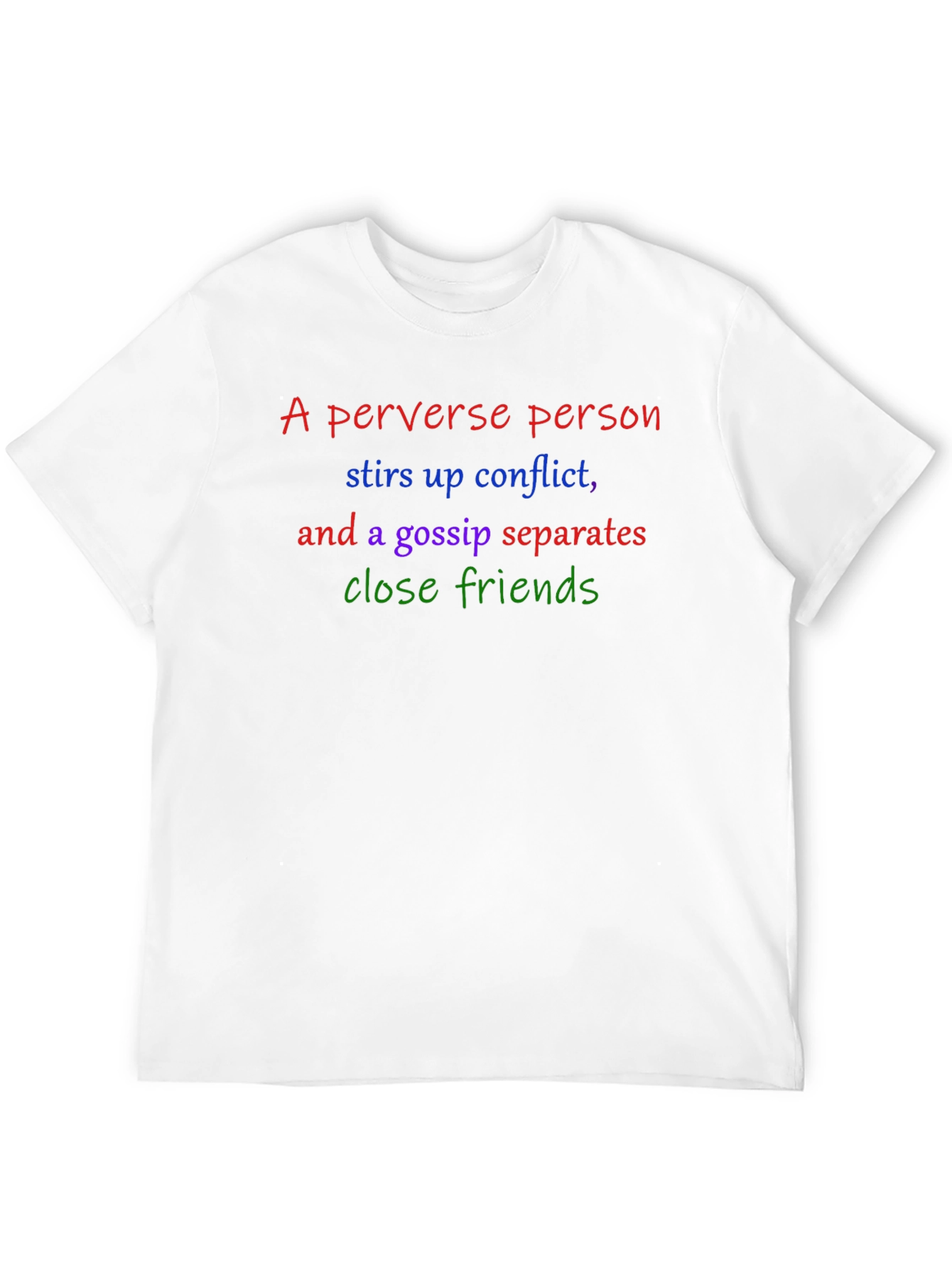 Black Perverse Person Conflict T-Shirt view 12