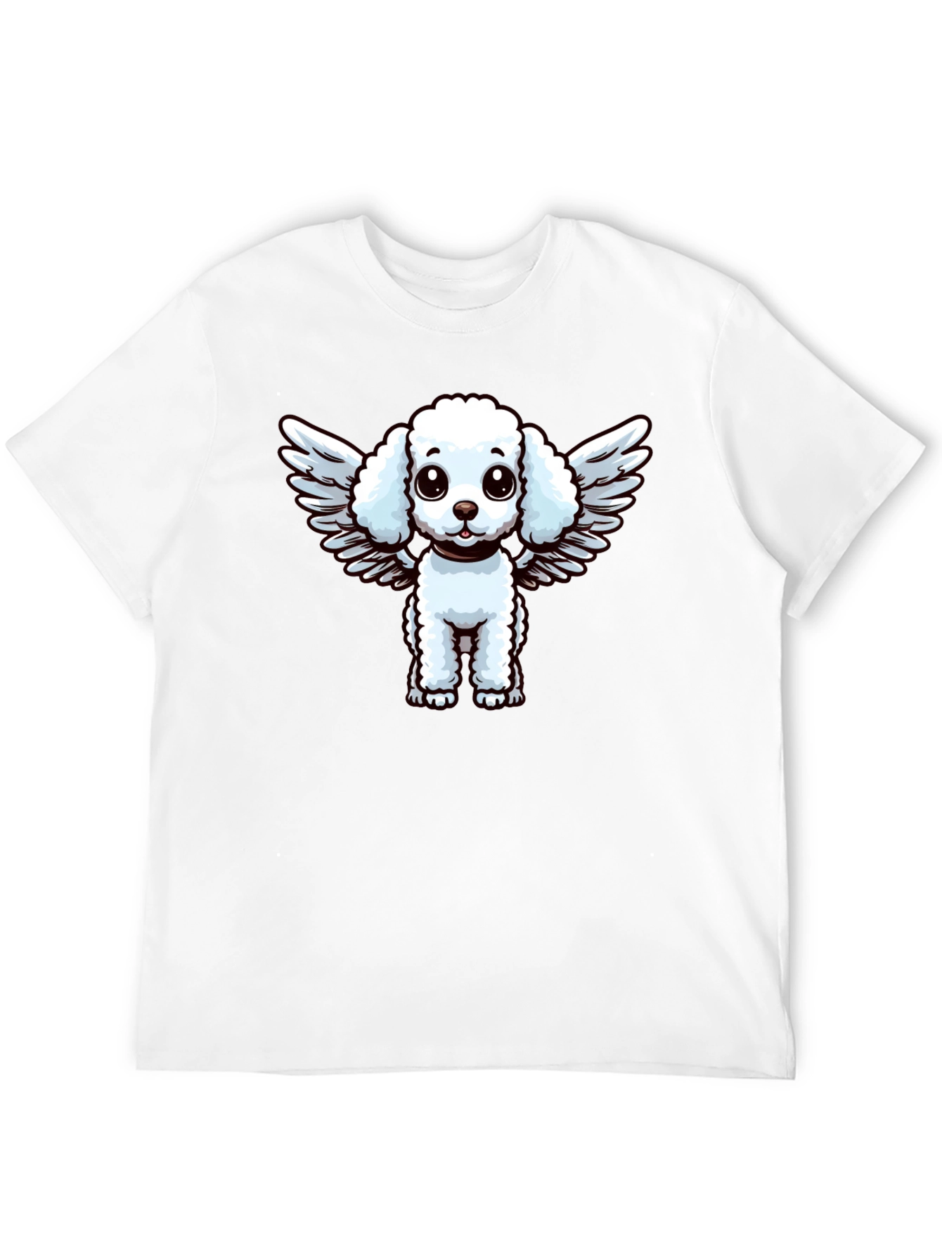 Black Angel Poodle Graphic Tee - Unique Dog Lover Gift view 12