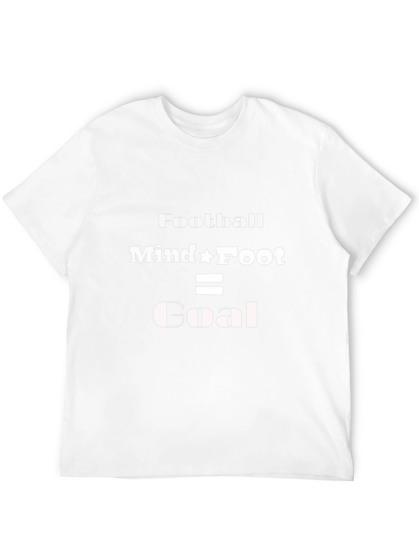 Black Football Mind Foot Goal T-Shirt - Black, Short Sleeve view 12