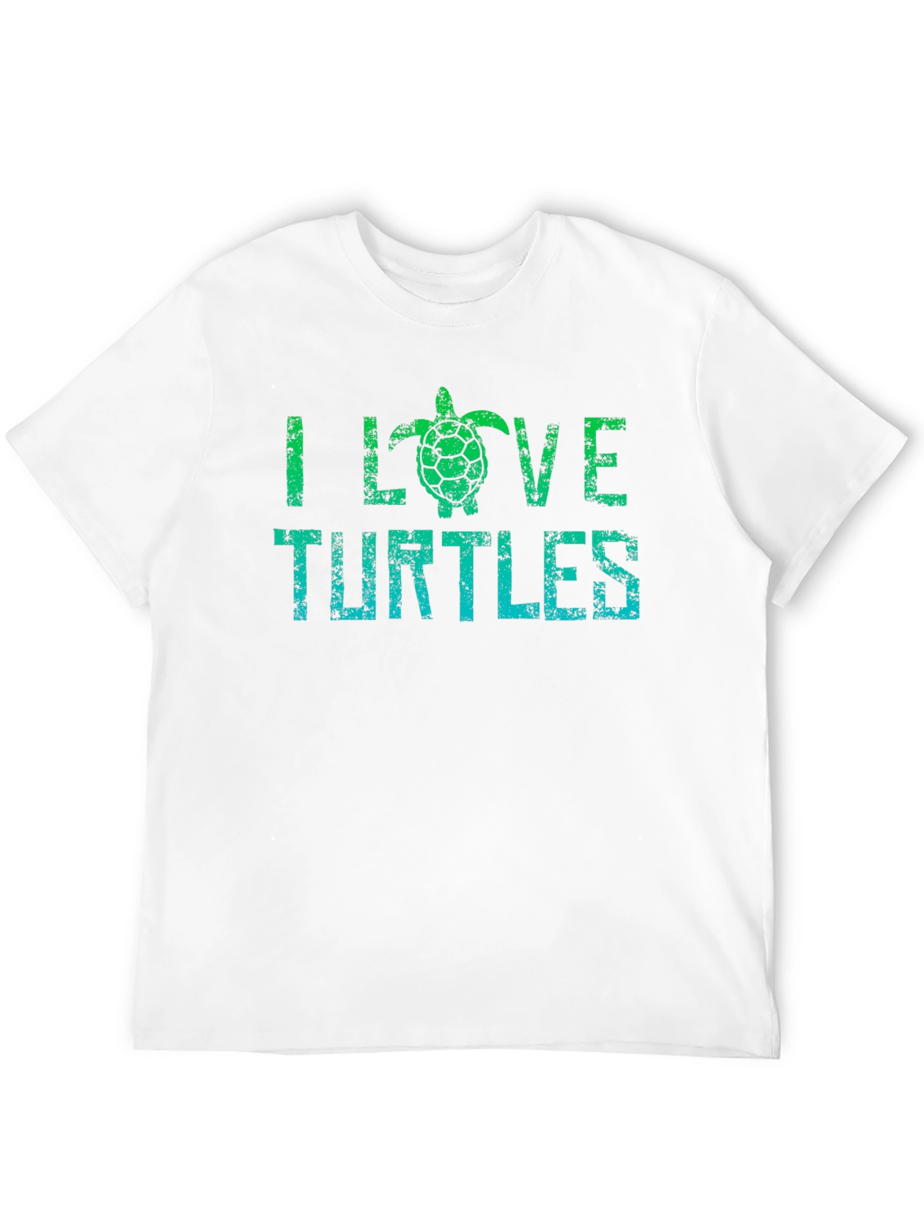 Black I Love Turtles Graphic T-Shirt - Black view 12