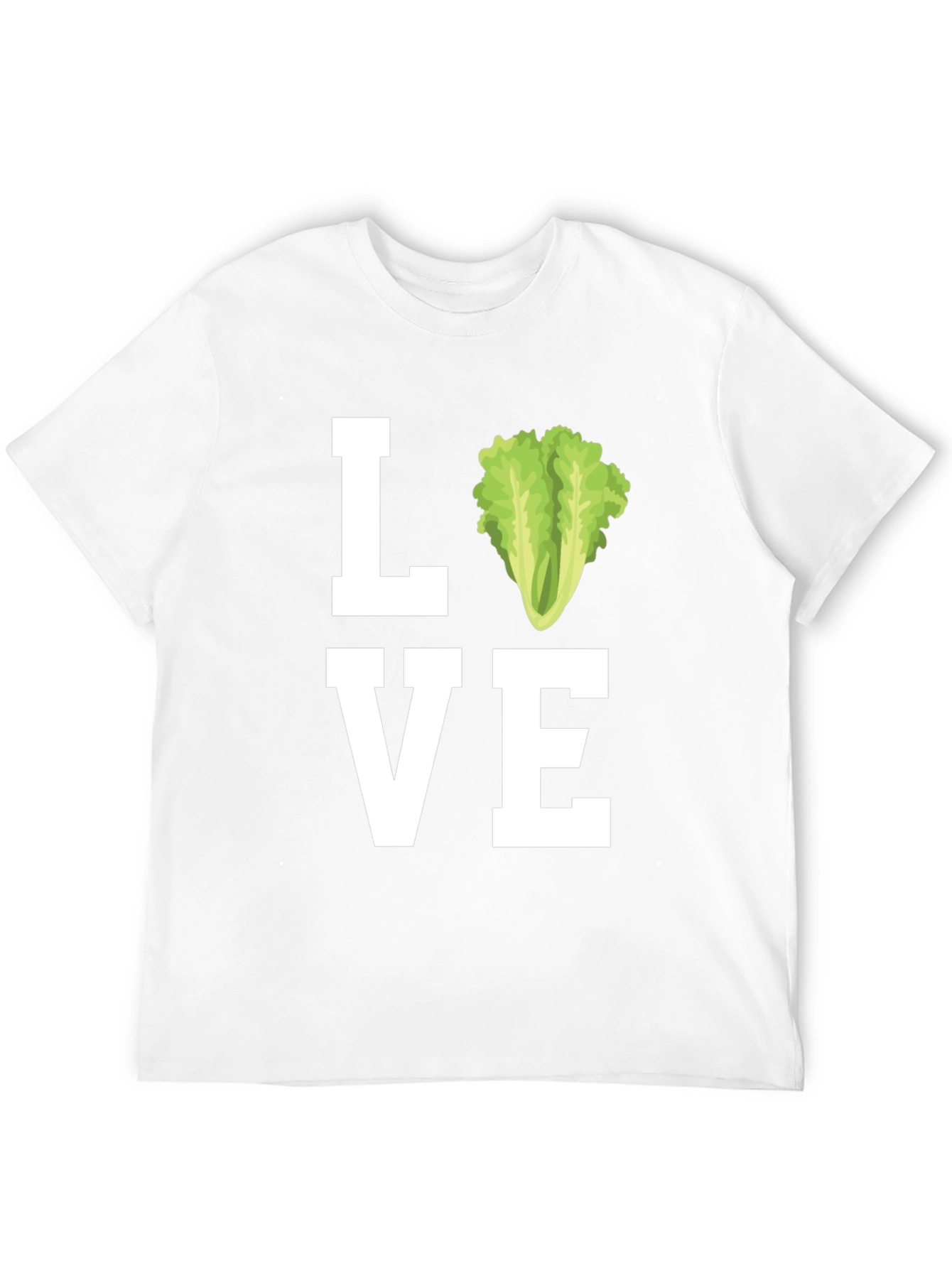 Black Love Lettuce T-Shirt - Funny Vegetarian Tee view 12