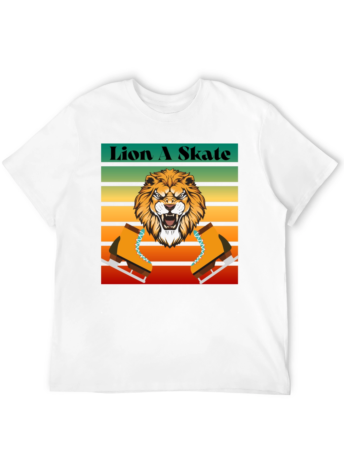 Black Lion A Skate Graphic T-Shirt view 12