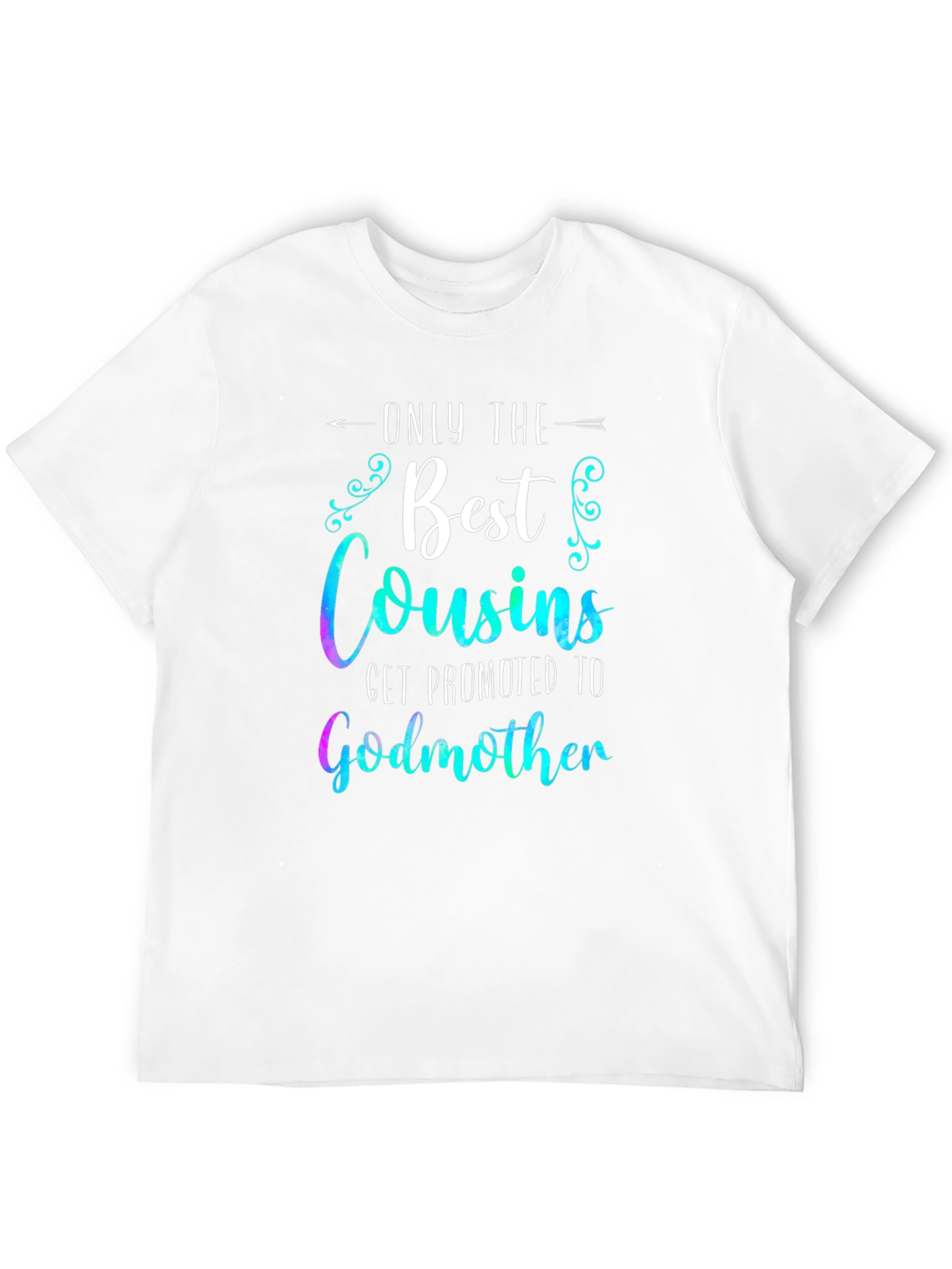 Black Best Cousins Godmother Graphic T-Shirt view 12