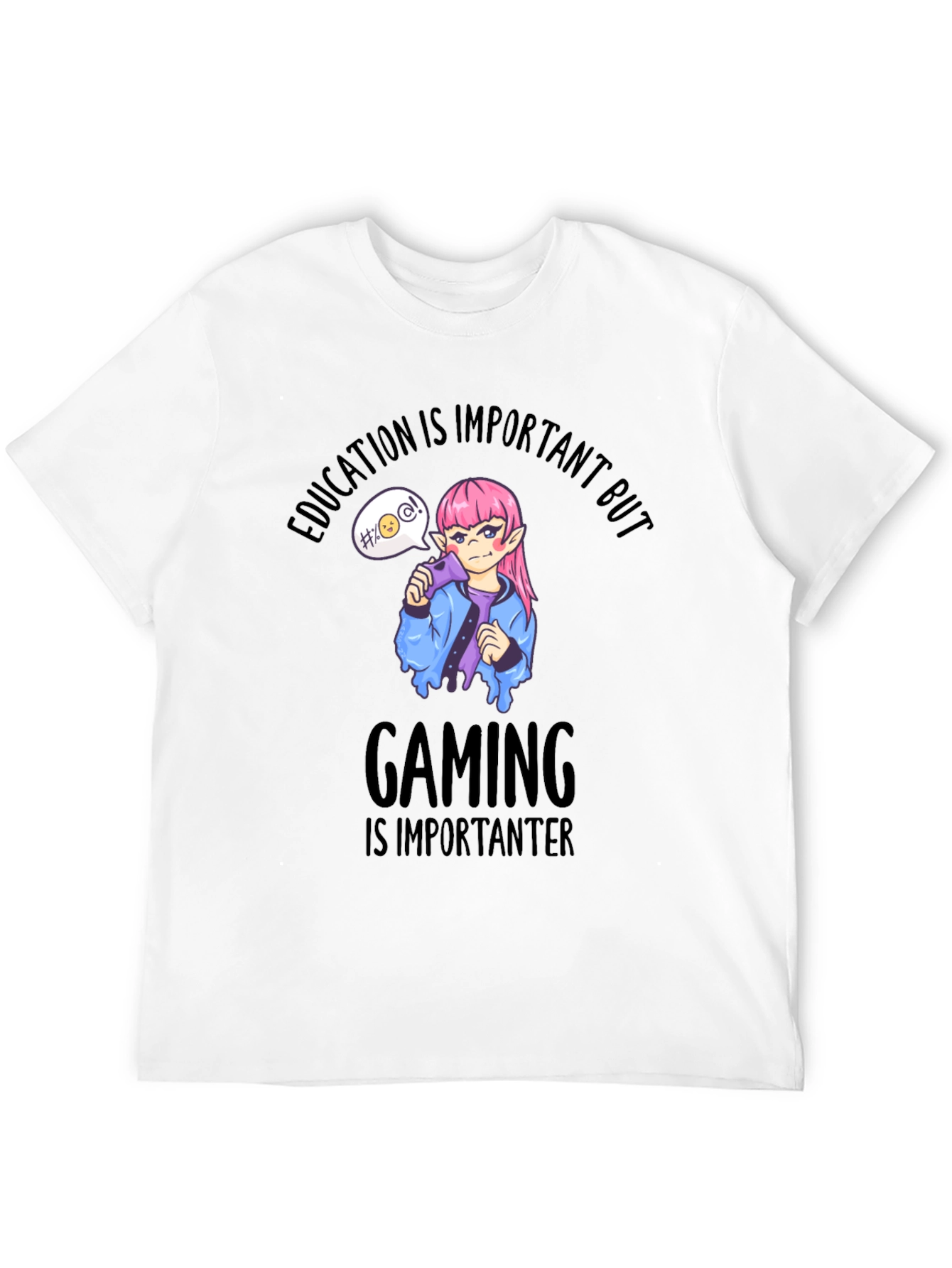 Black Gaming is Importanter T-Shirt view 12