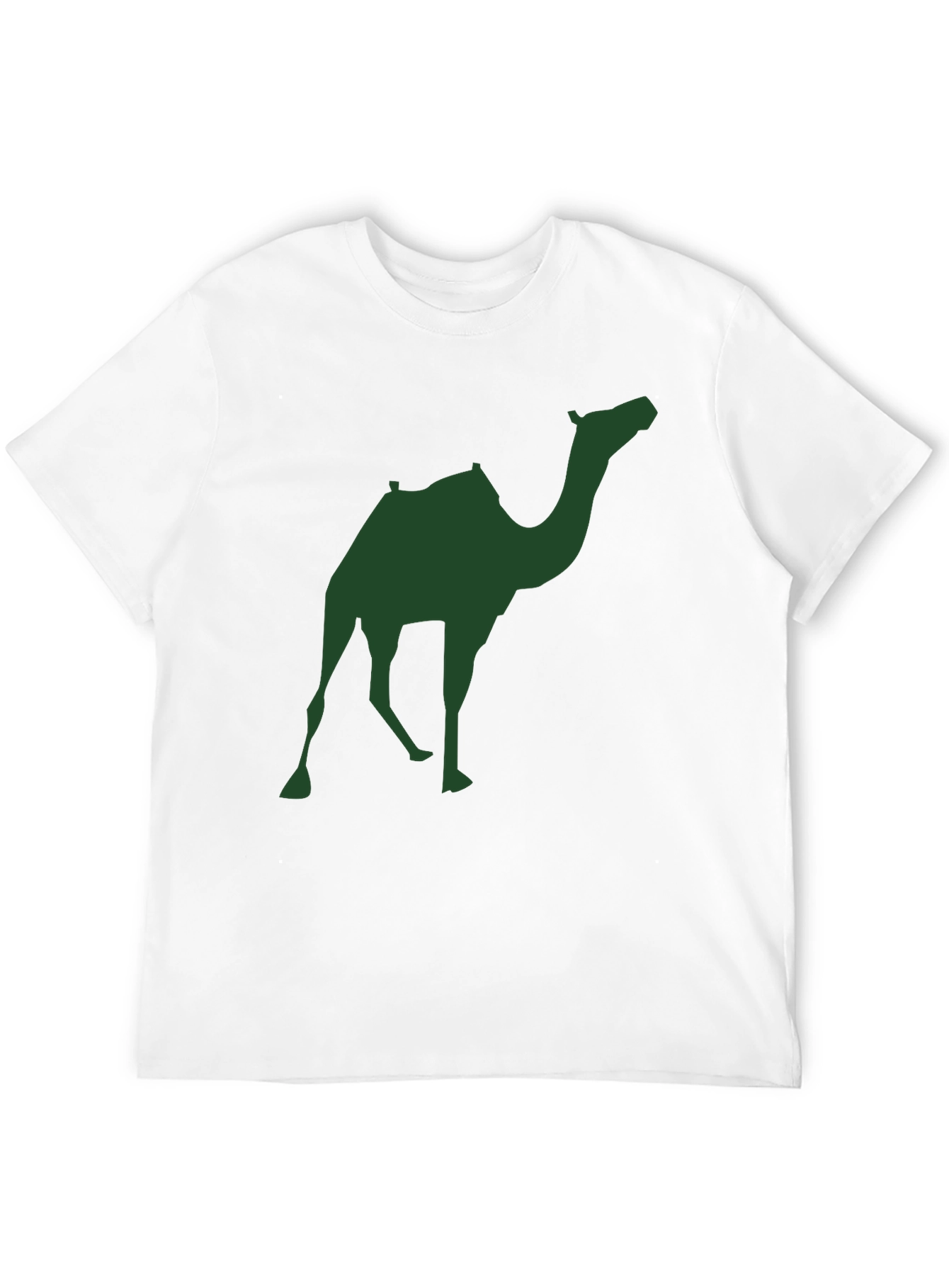 Black Camel Silhouette Graphic Tee - Men's Black T-Shirt view 12