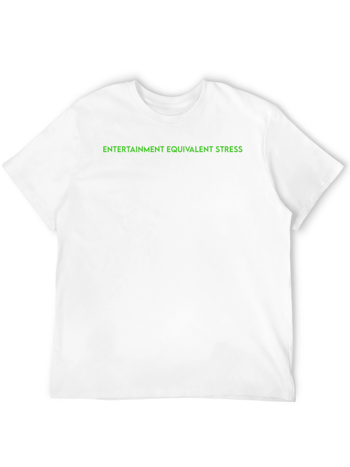 Black Entertainment Equivalent Stress Black T-Shirt view 12