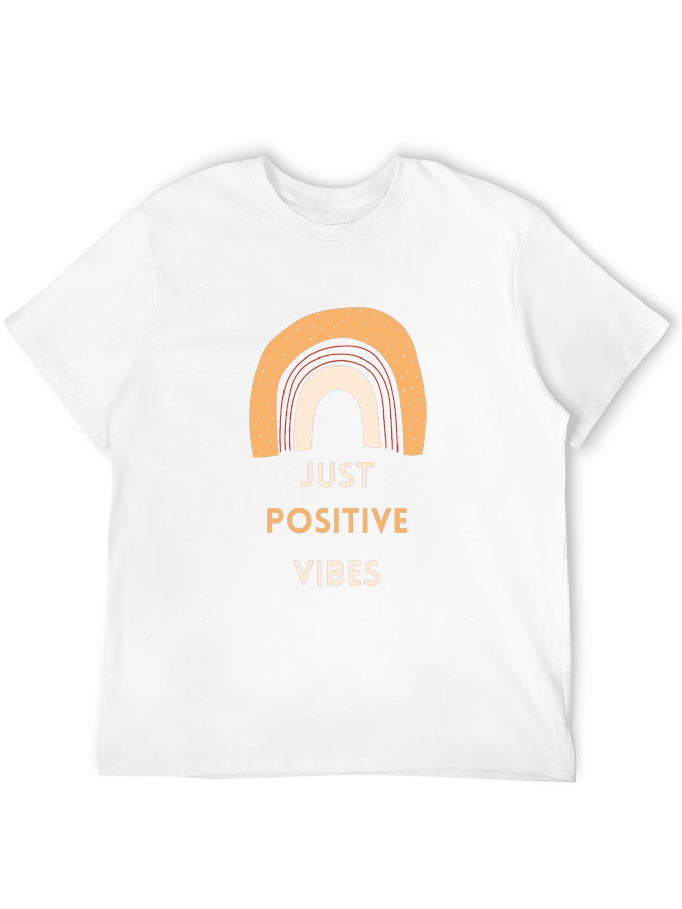 Black Just Positive Vibes T-Shirt | Casual Wear view 12