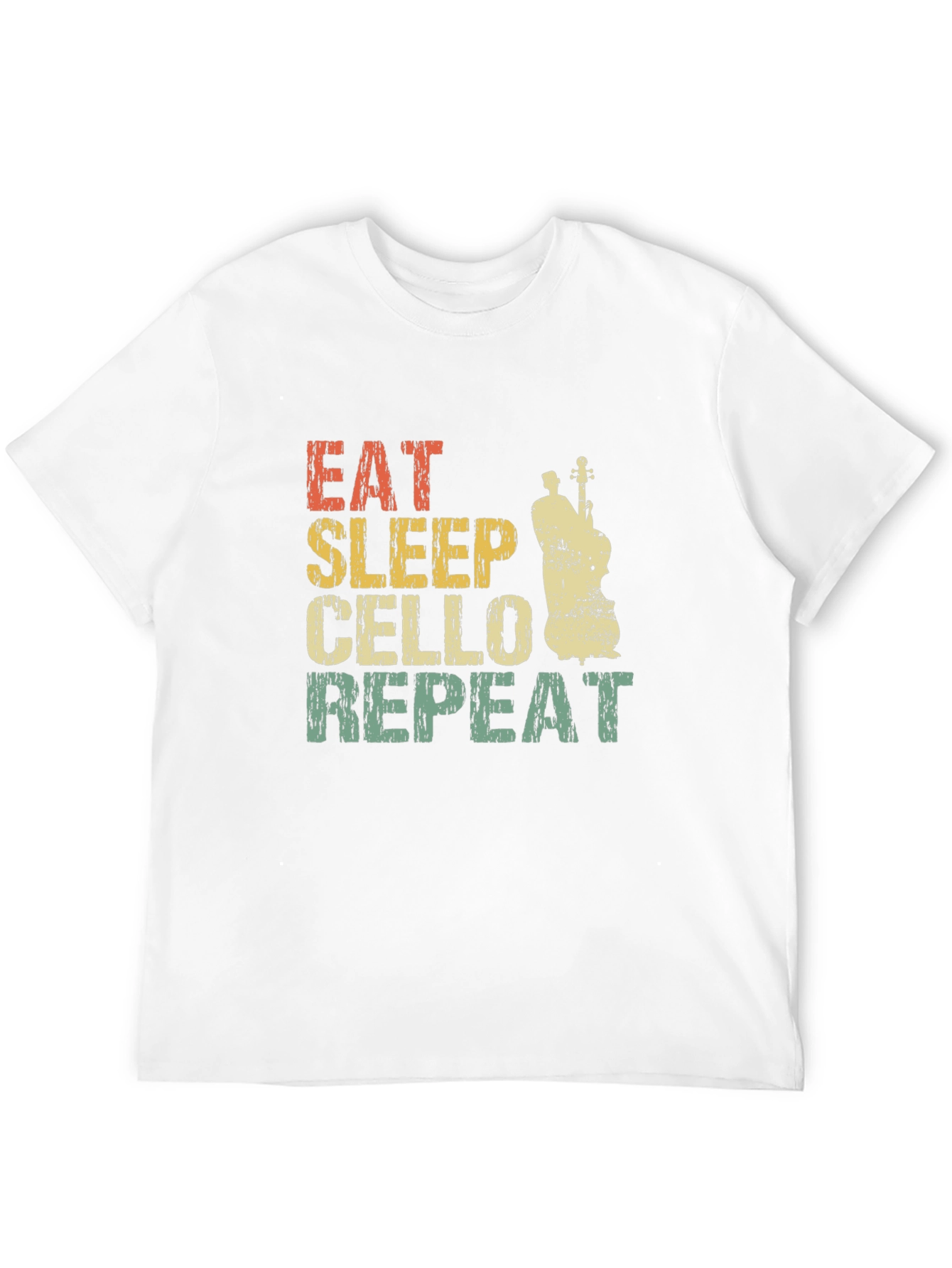 Black Eat Sleep Cello Repeat T-Shirt view 12