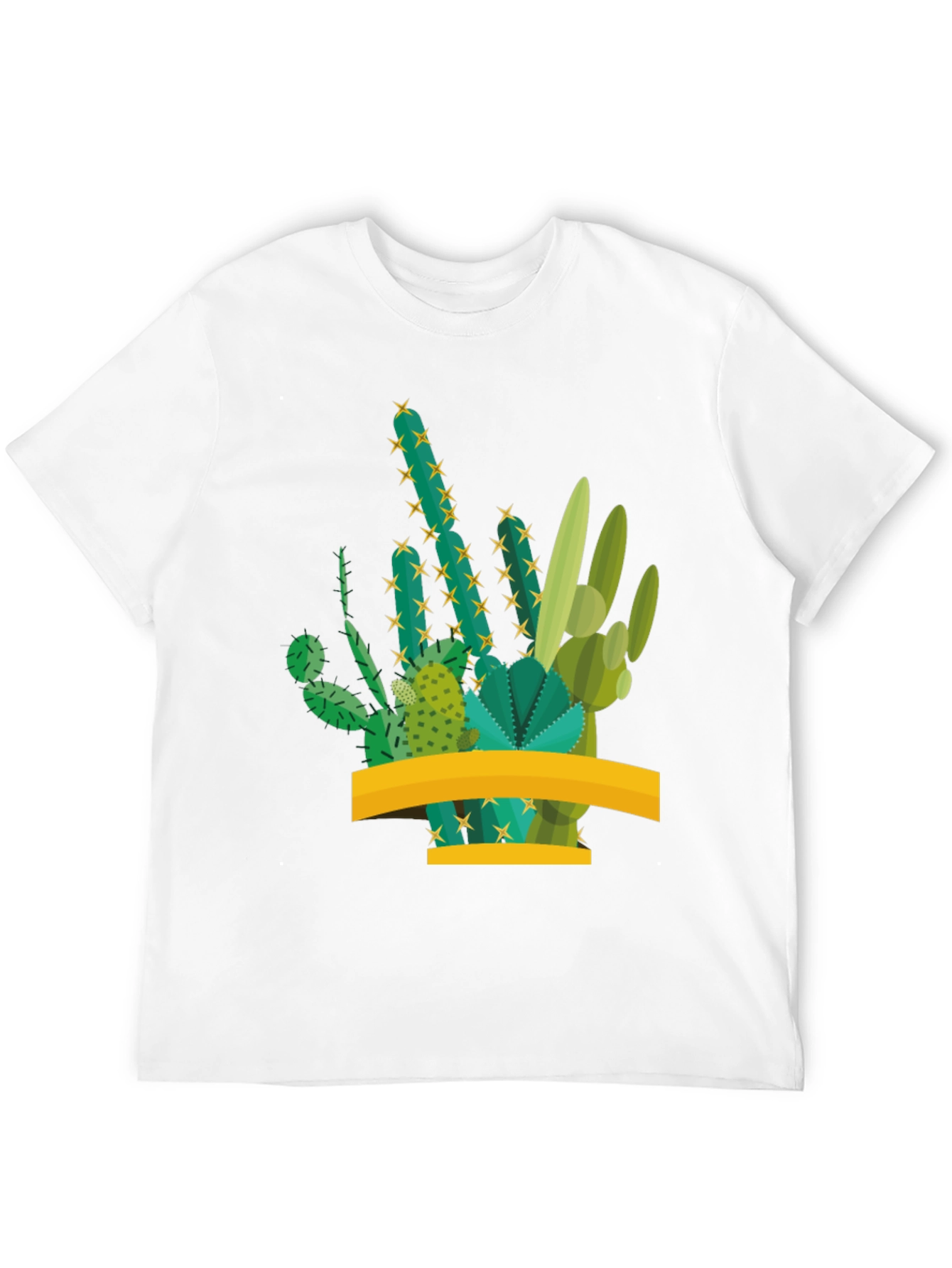 Black Cactus Graphic Tee - Trendy Desert Style view 12