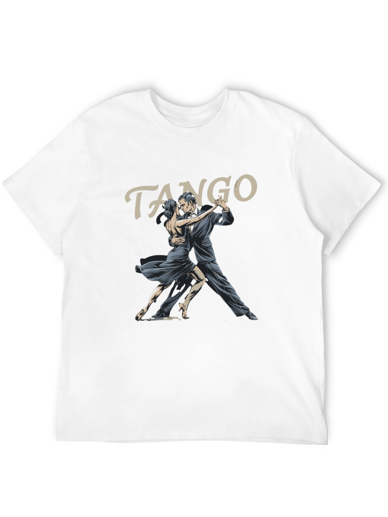Black Tango Dancer Graphic T-Shirt - Black view 12