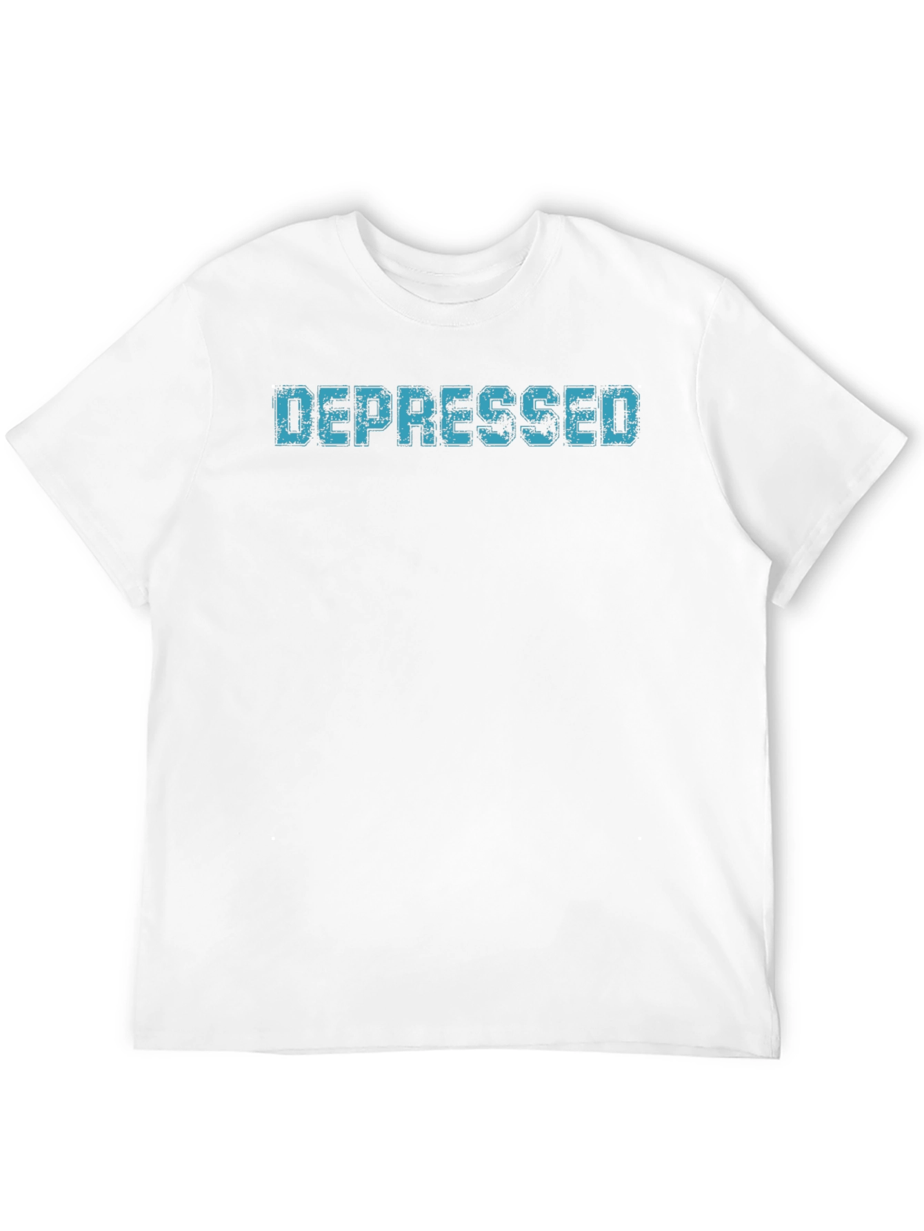 Black Depressed Graphic Print T-Shirt view 12