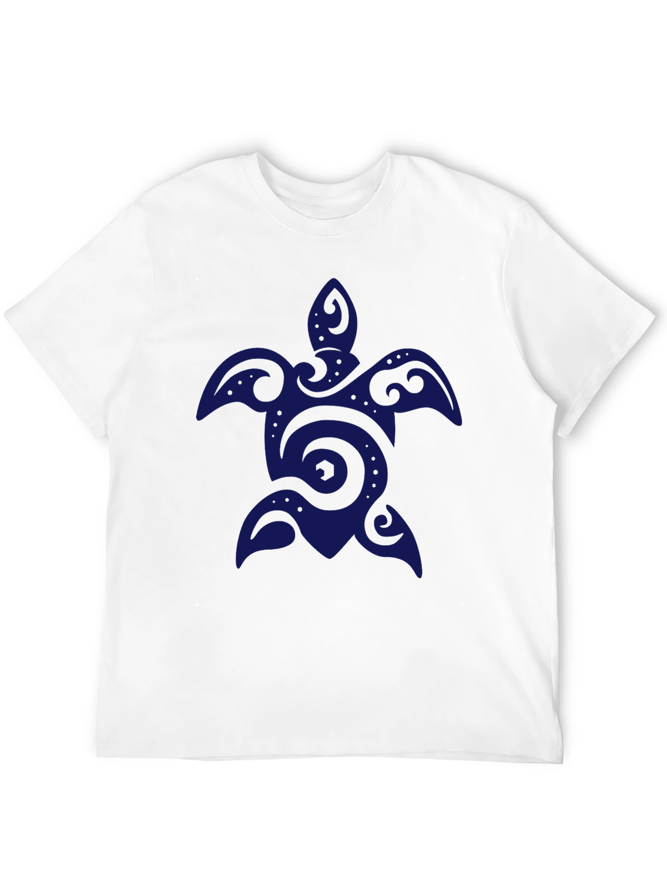 Black Men's Black Turtle Graphic T-Shirt view 12