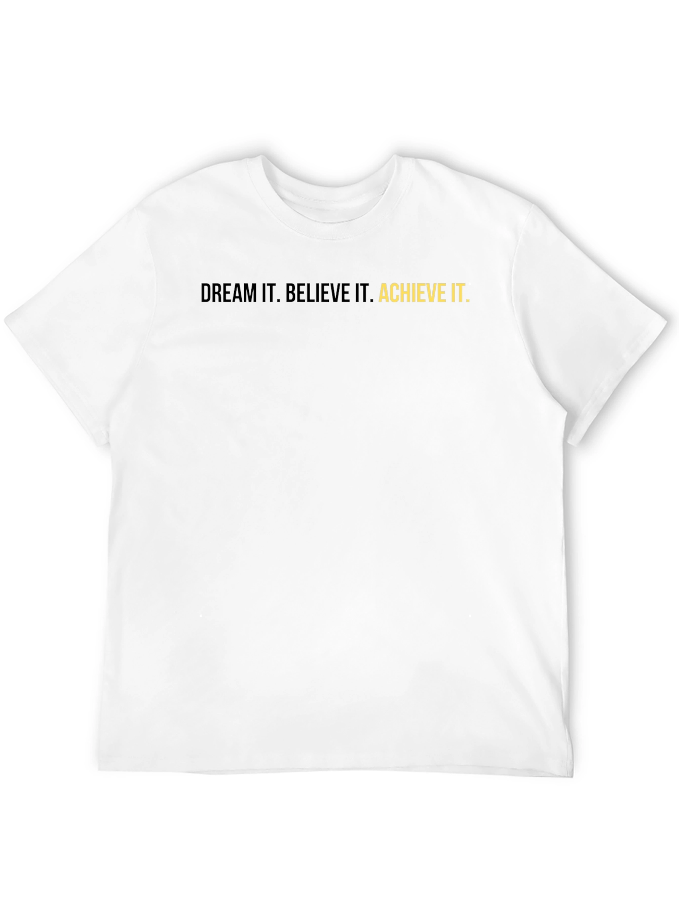 Black Dream Achieve Motivational T-Shirt view 12