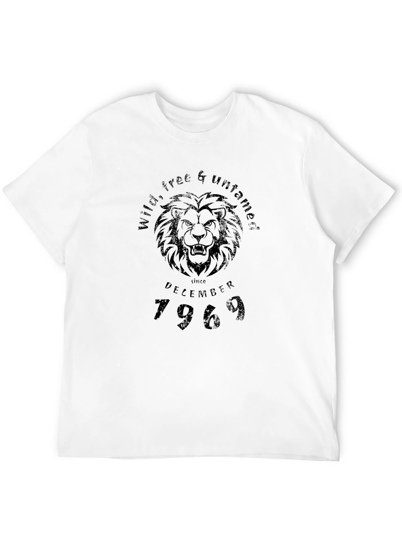 Black Wild, Free & Untamed Since December 1969 T-Shirt view 12