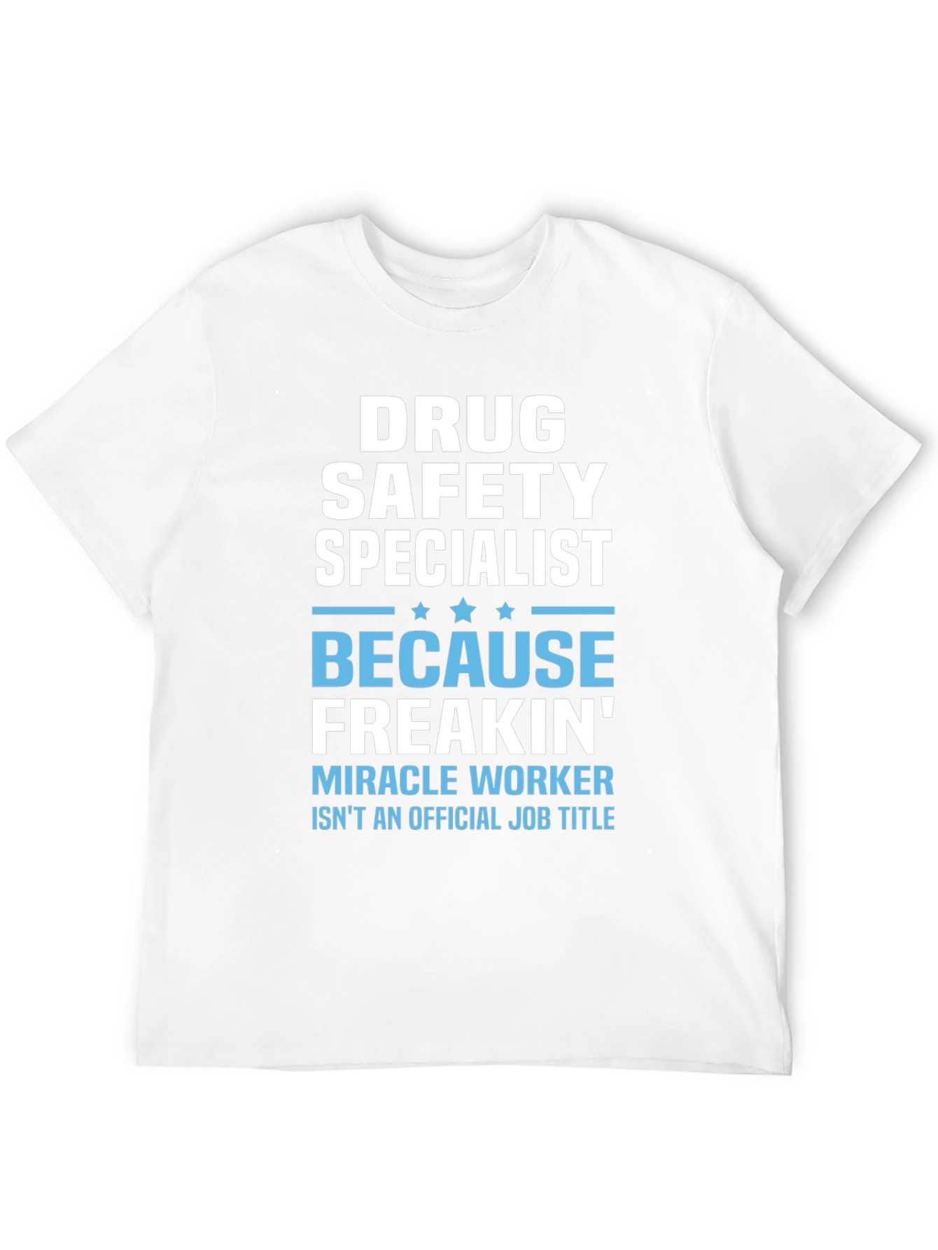 Black Drug Safety Specialist Funny T-Shirt view 12