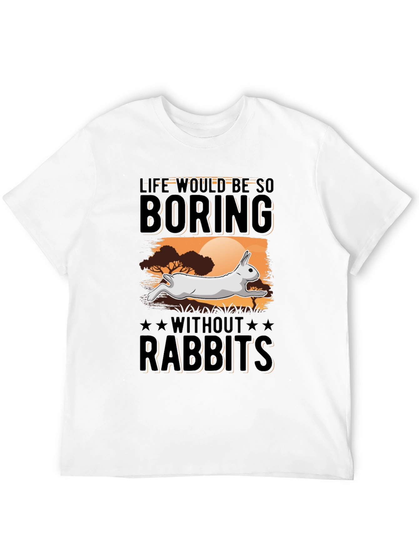 Black Life Without Rabbits T-Shirt view 12