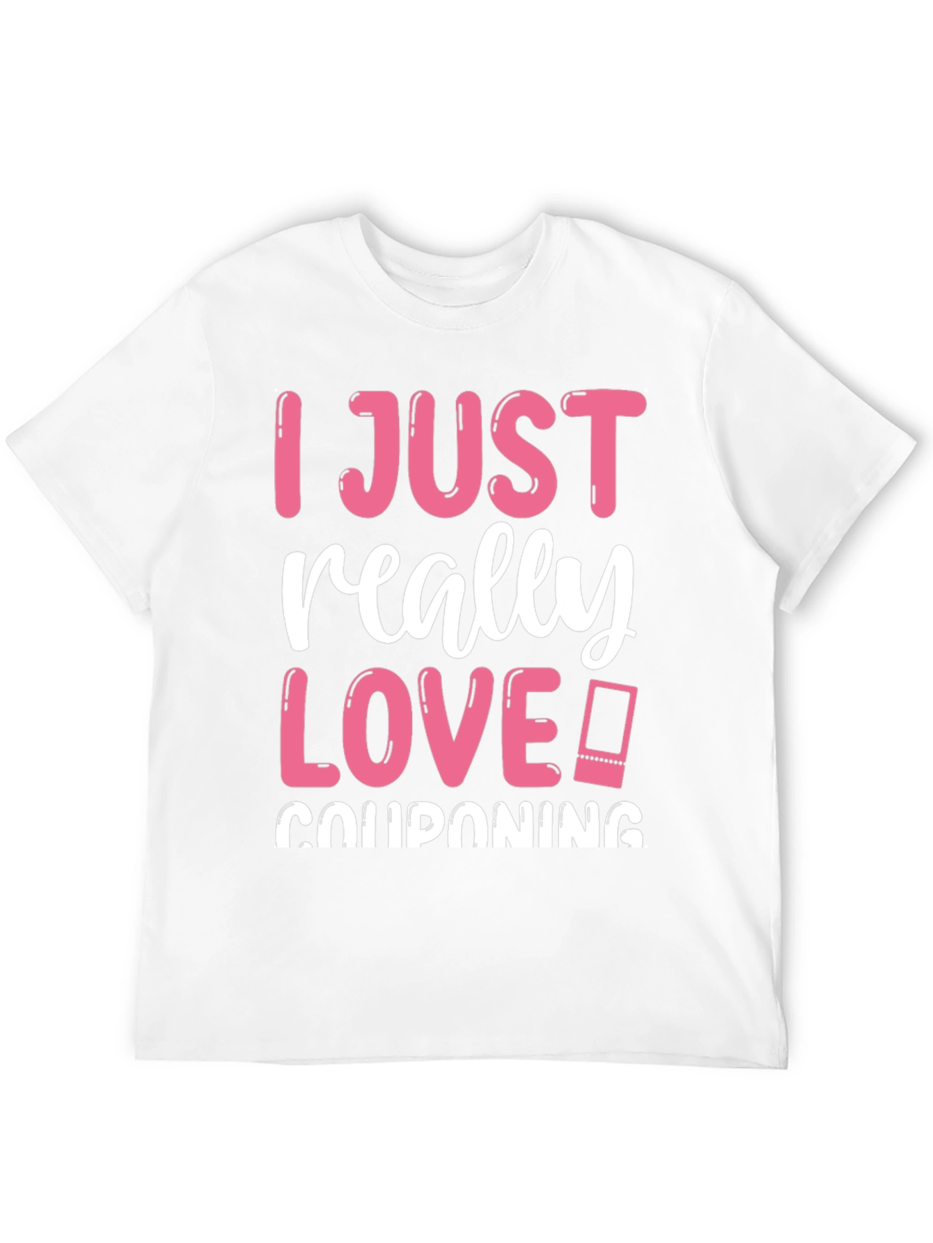 Black I Just Really Love Couponing Graphic T-Shirt view 12