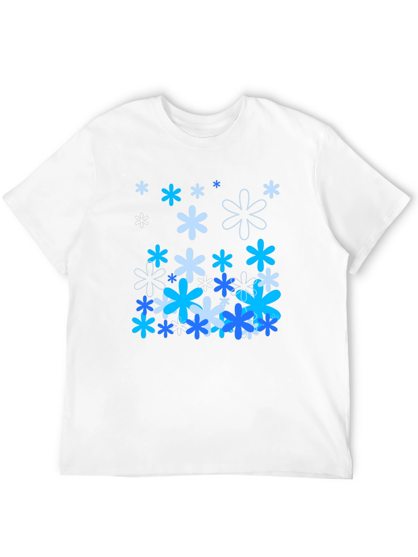 Black Floral Print Black T-Shirt view 12