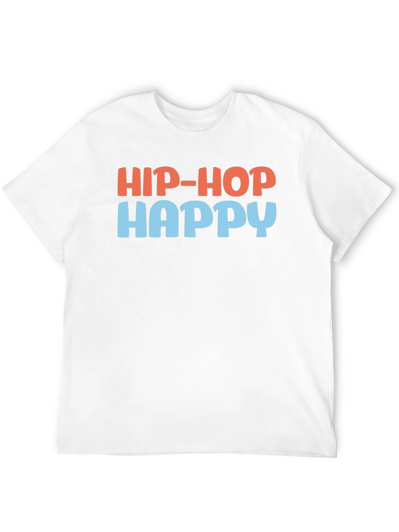 Black Hip-Hop Happy Graphic Tee - Unisex view 12