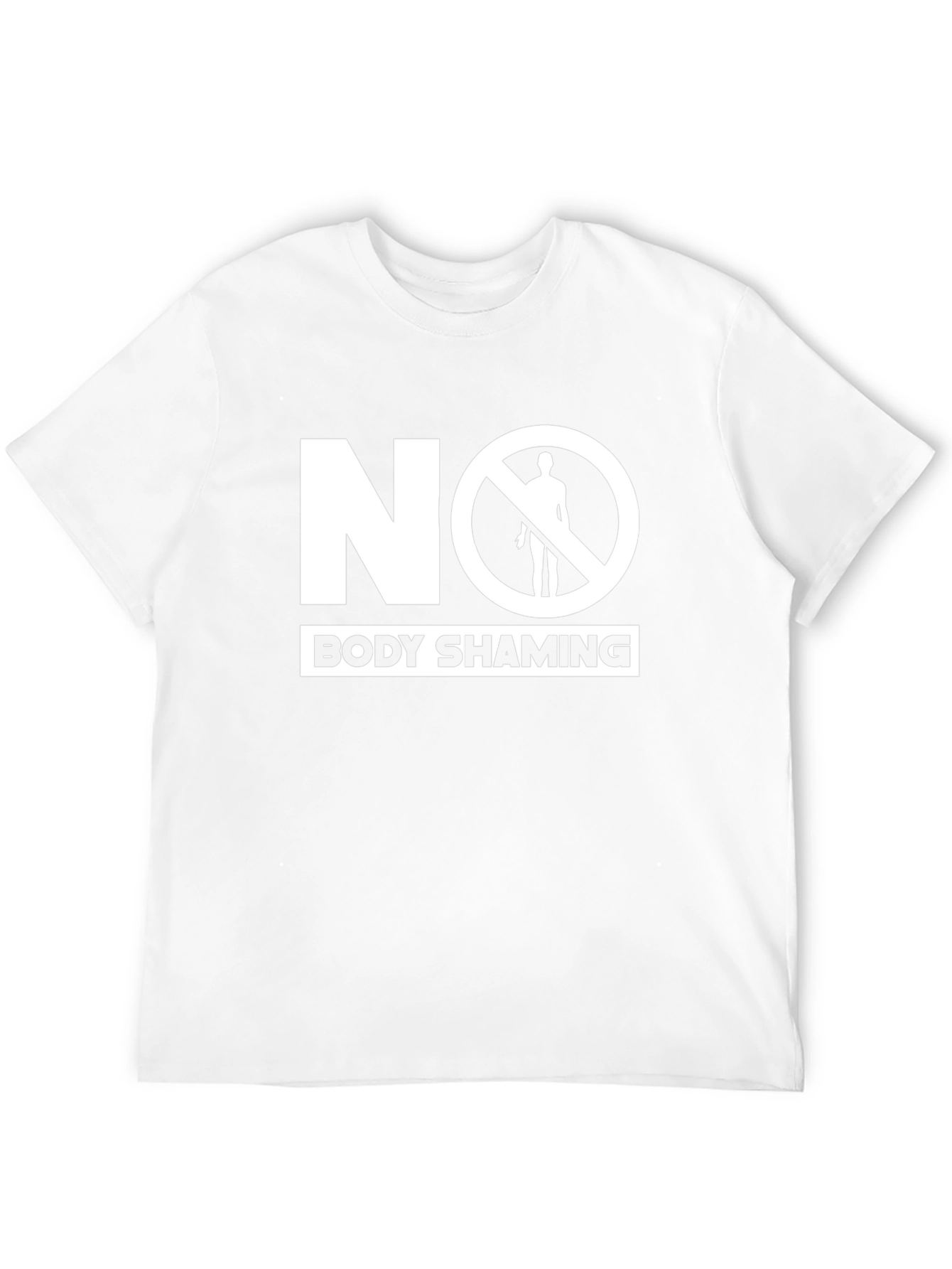Black No Body Shaming T-Shirt - Empowering & Stylish view 12