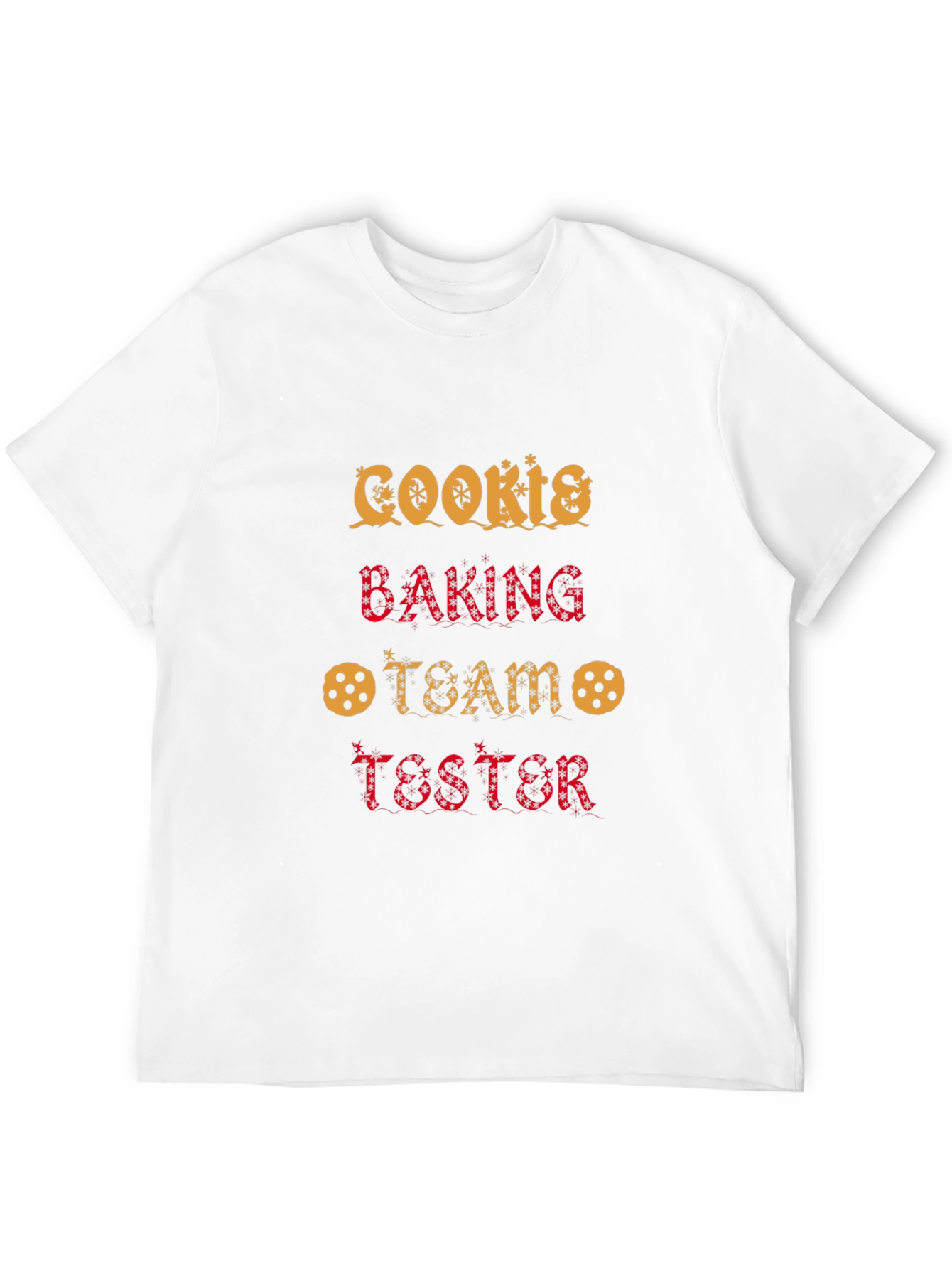 Black Cookies Baking Team Tester T-Shirt - Black view 12