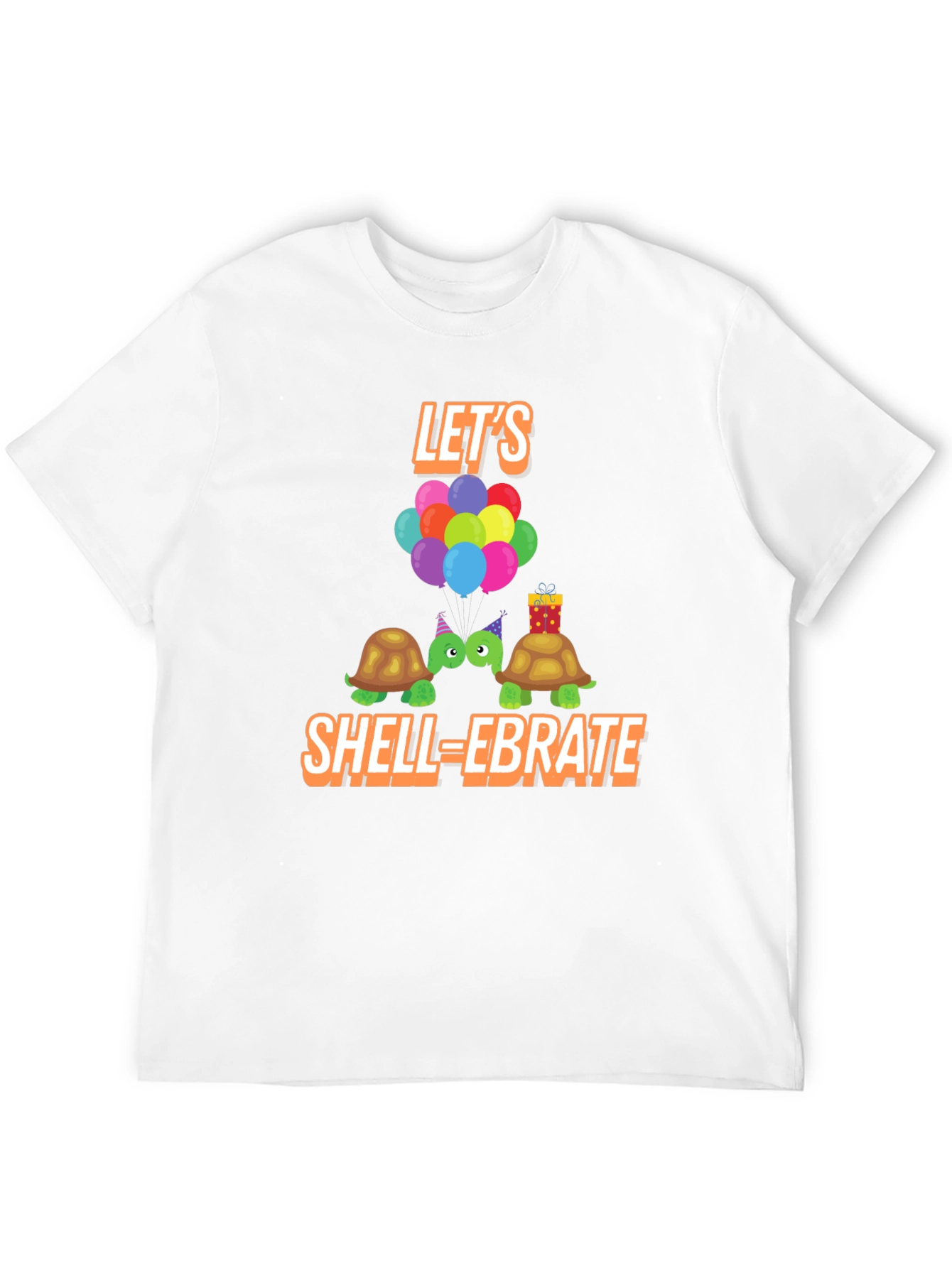 Black Let's Shell-ebrate Turtles Graphic Tee view 12