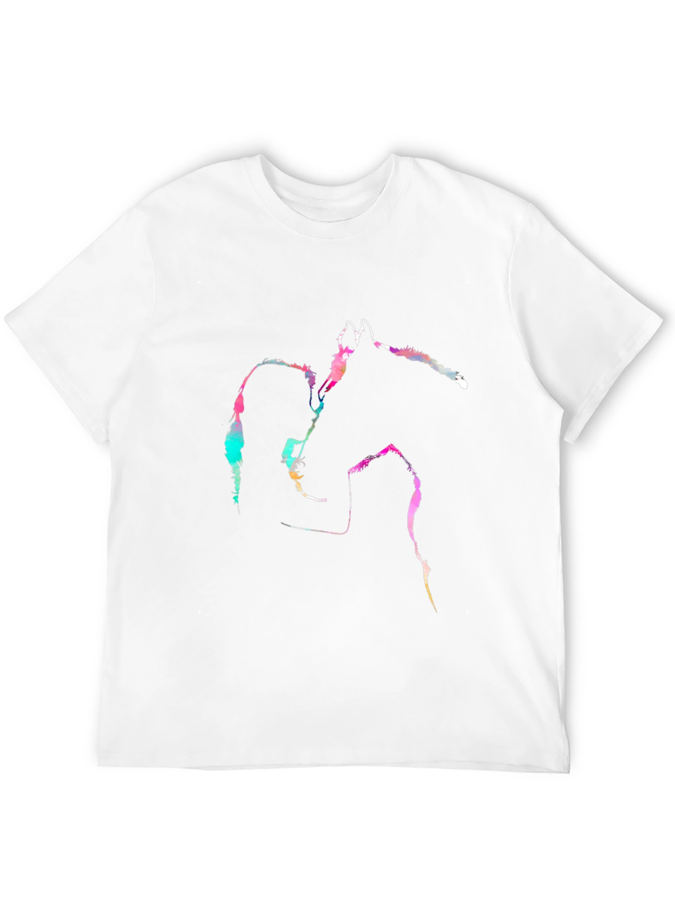 Black Horse and Girl Graphic Tee - Unisex Soft Cotton Blend view 12